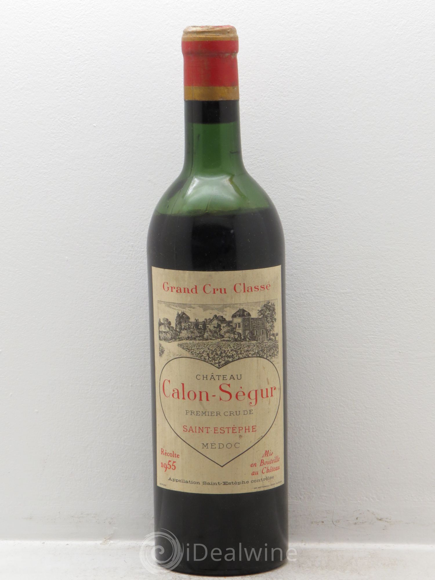 Château Calon Ségur 3ème Grand Cru Classé 1955 - Lot de 1 bouteille - 0