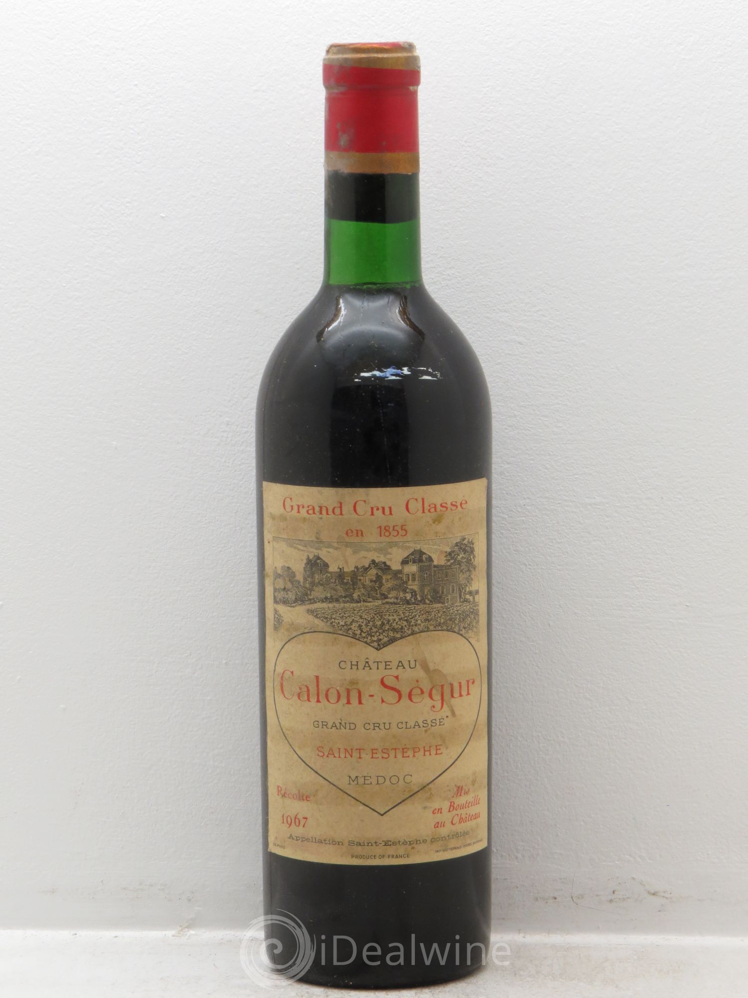 Château Calon Ségur 3ème Grand Cru Classé 1967 - Lot de 1 bouteille - 0