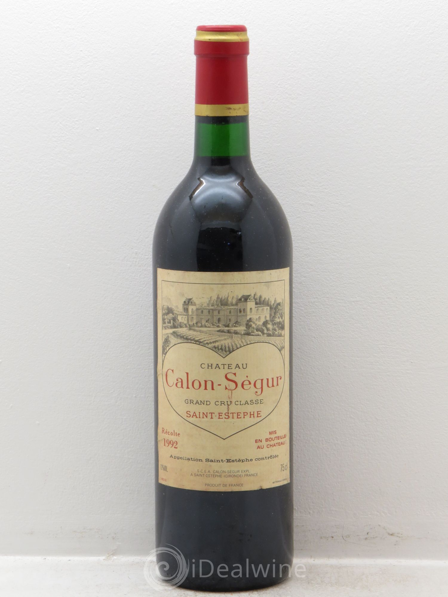 Château Calon Ségur 3ème Grand Cru Classé 1992 - Lot de 1 bouteille - 0