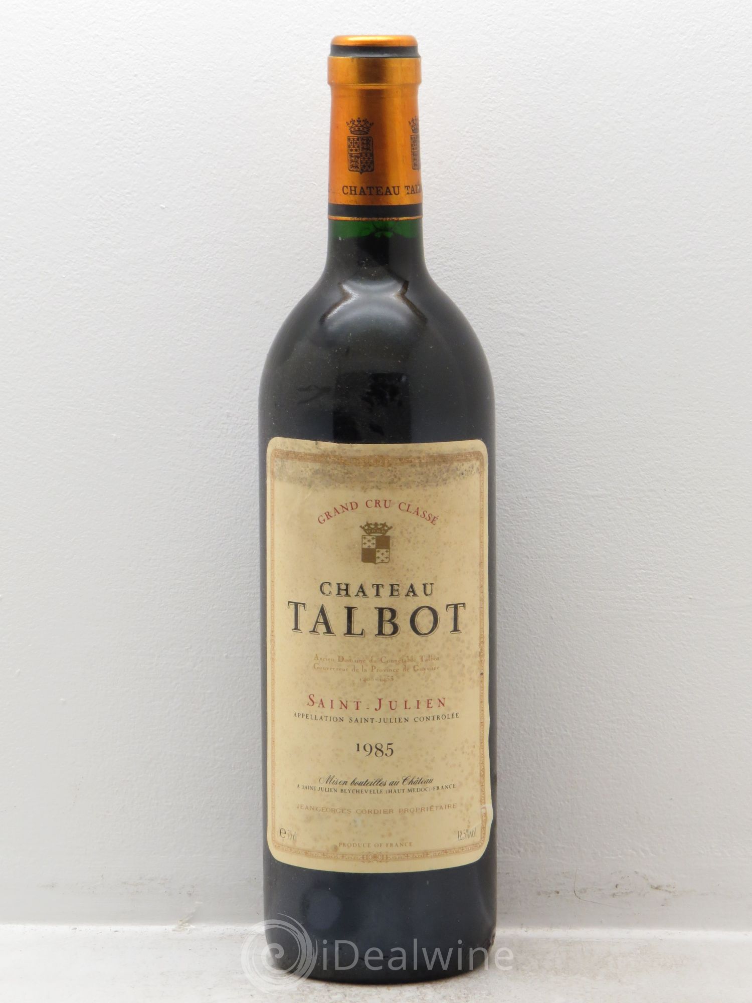 Château Talbot 4ème Grand Cru Classé 1985 - Lot de 1 bouteille - 0
