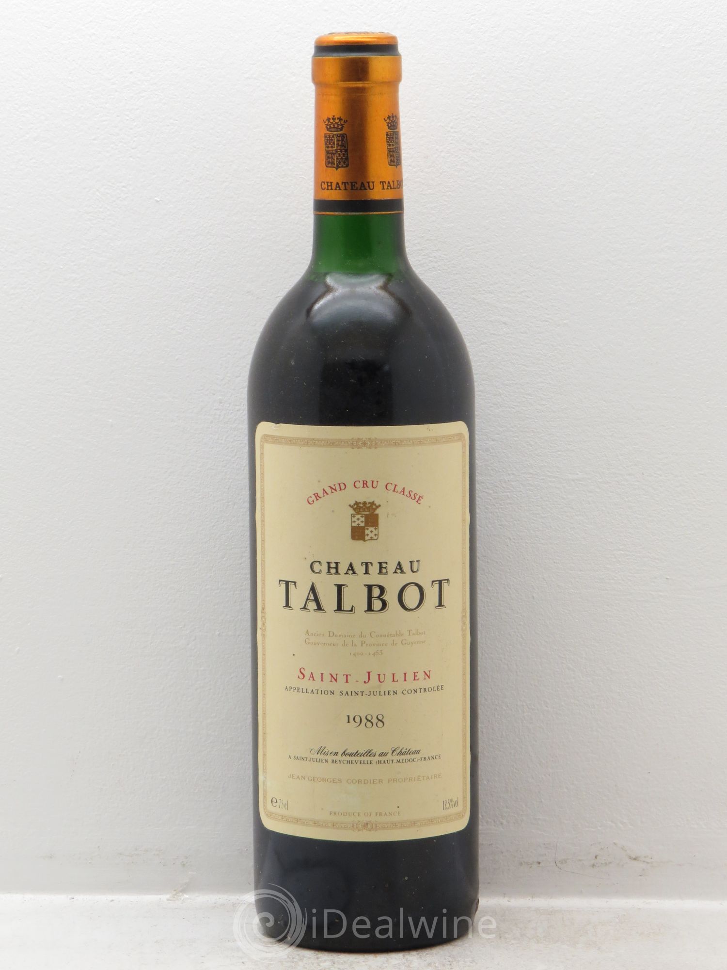 Château Talbot 4ème Grand Cru Classé 1988 - Lot de 1 bouteille - 0