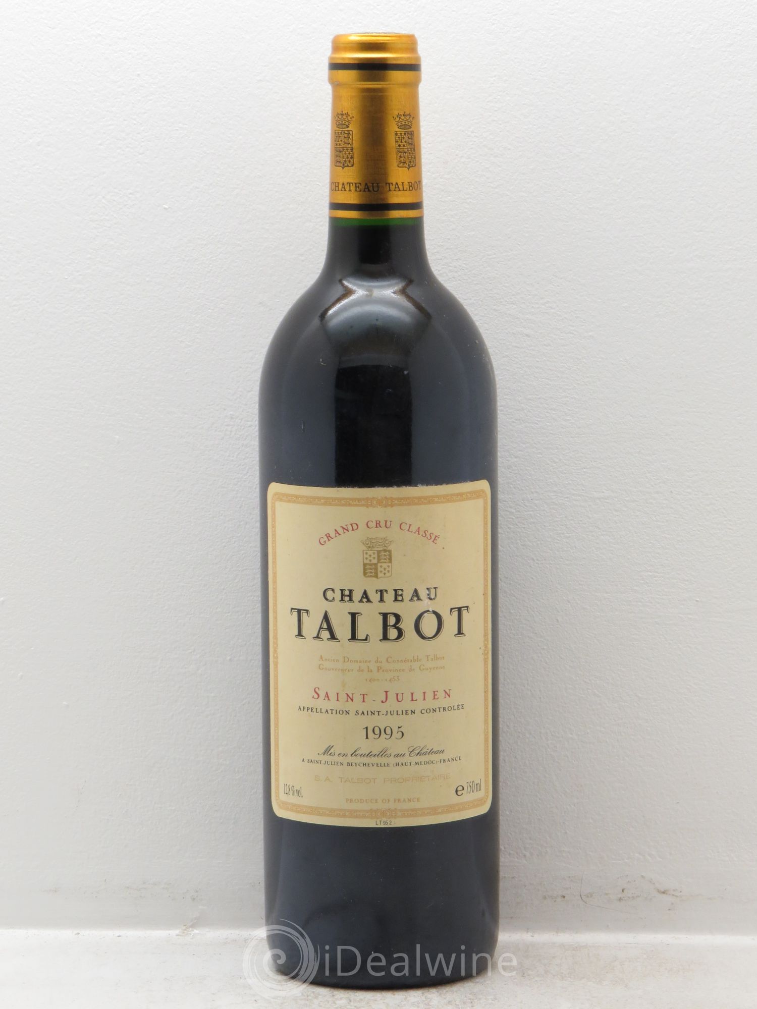 Château Talbot 4ème Grand Cru Classé 1995 - Lot de 1 bouteille - 0