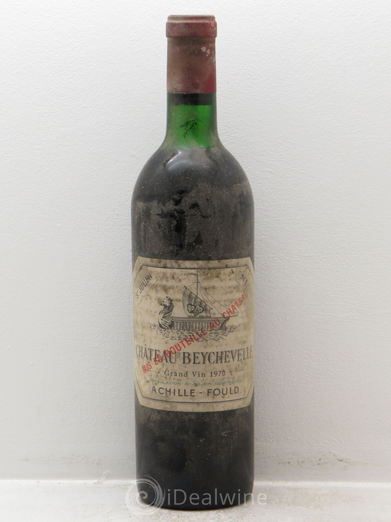 Château Beychevelle 4ème Grand Cru Classé 1970 - Lot de 1 bouteille - 0