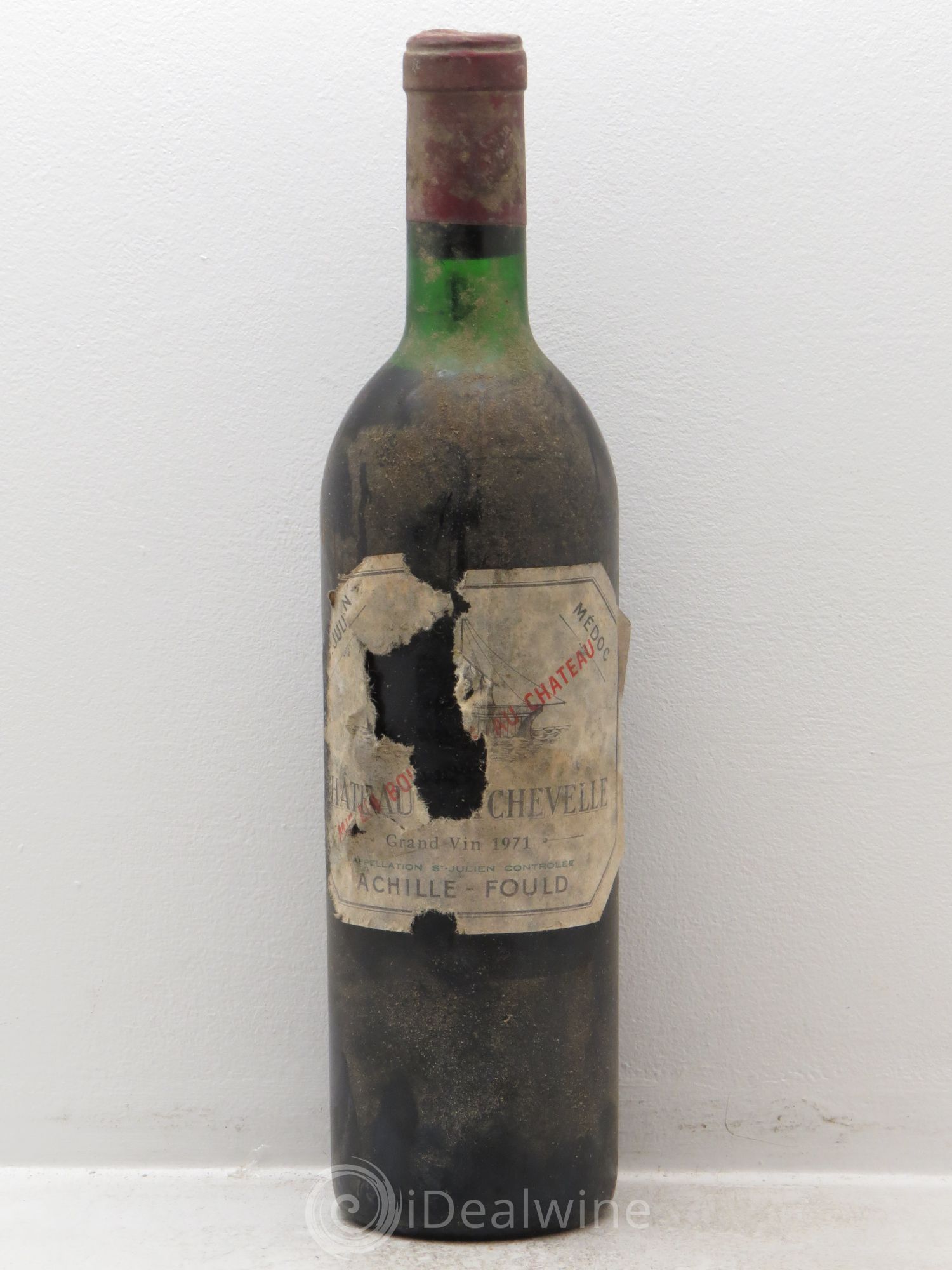 Château Beychevelle 4ème Grand Cru Classé 1971 - Lot de 1 bouteille - 0