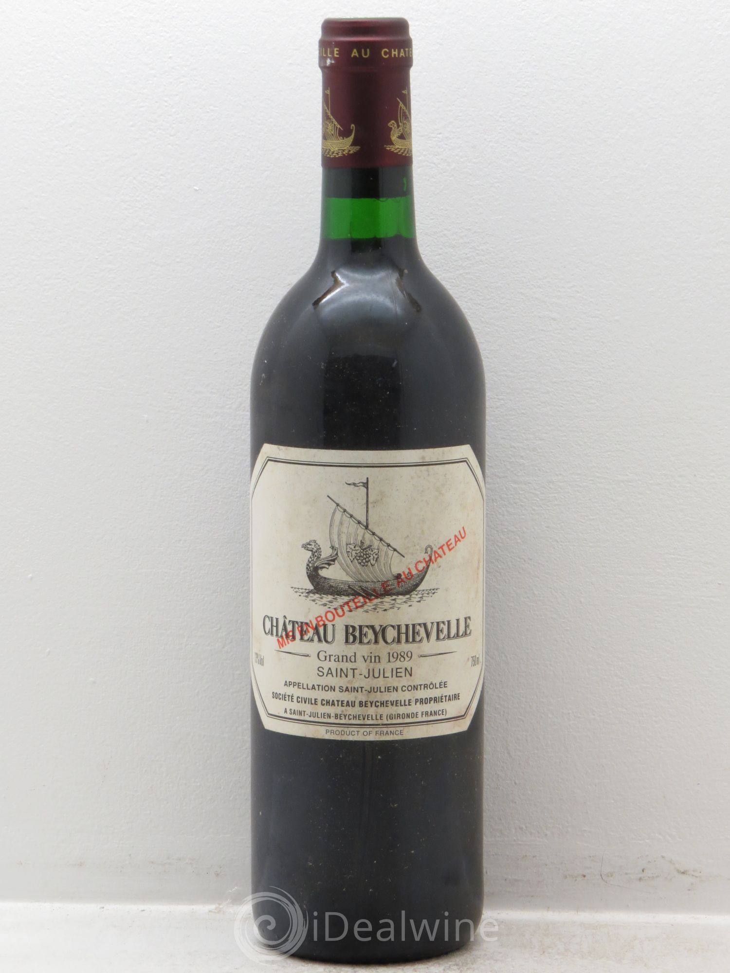 Château Beychevelle 4ème Grand Cru Classé 1989 - Lot de 1 bouteille - 0