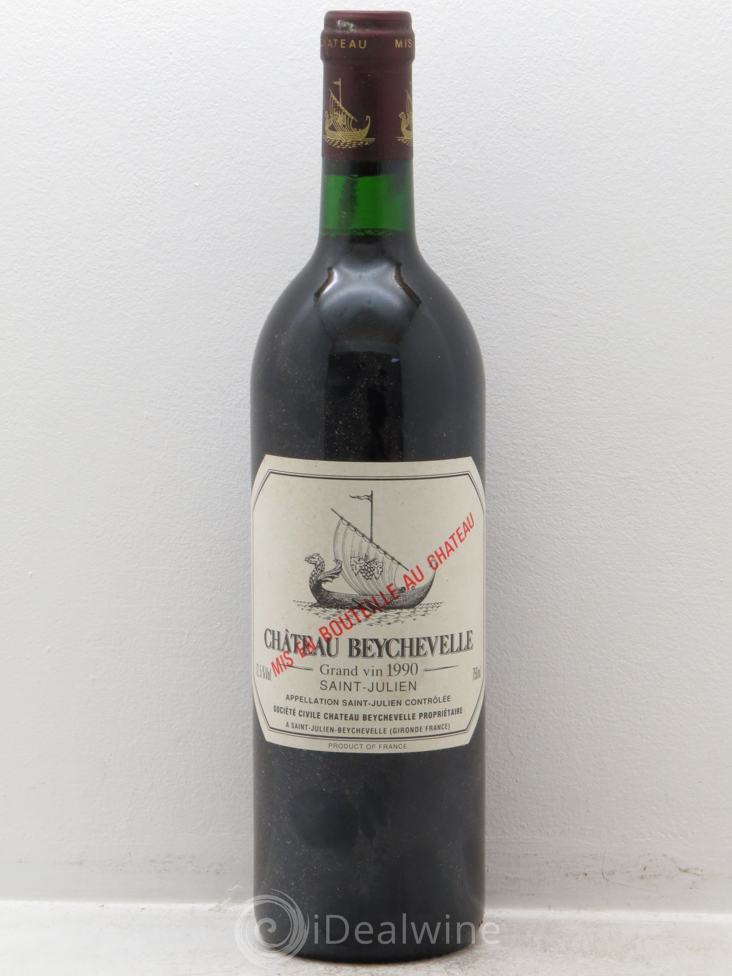Château Beychevelle 4ème Grand Cru Classé 1990 - Lot de 1 bouteille - 0