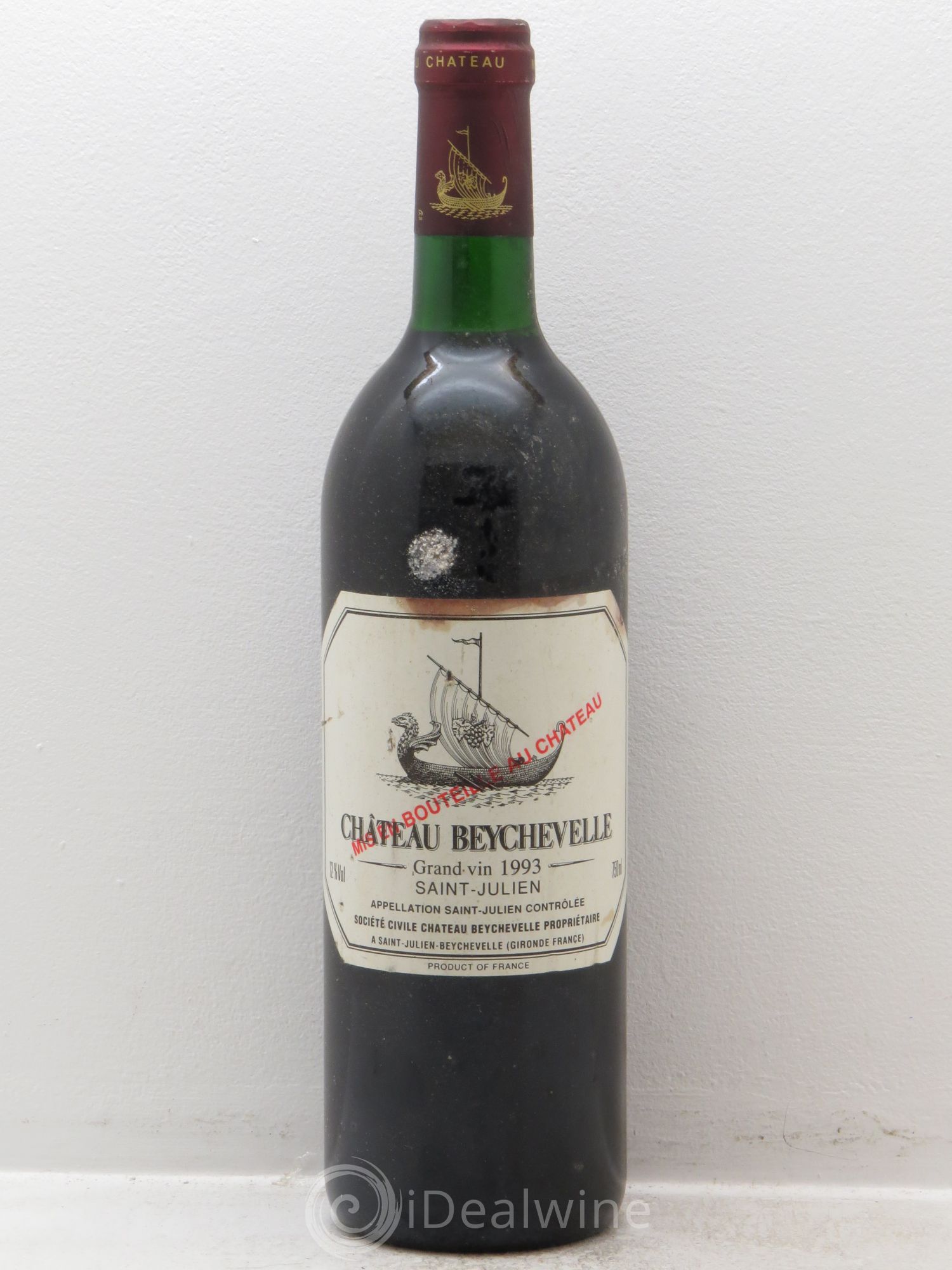 Château Beychevelle 4ème Grand Cru Classé 1993 - Lot de 1 bouteille - 0