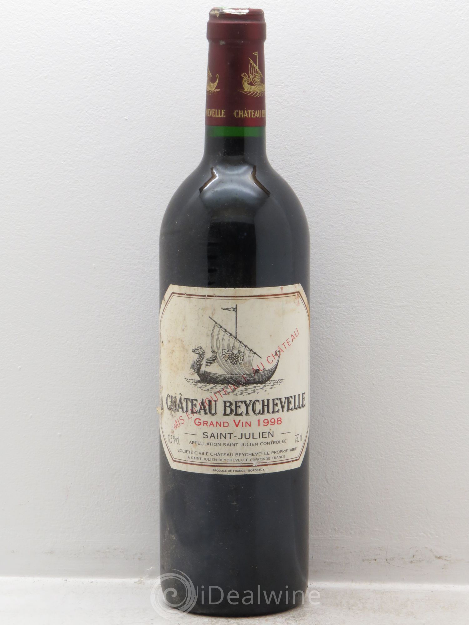 Château Beychevelle 4ème Grand Cru Classé 1998 - Lot de 1 bouteille - 0