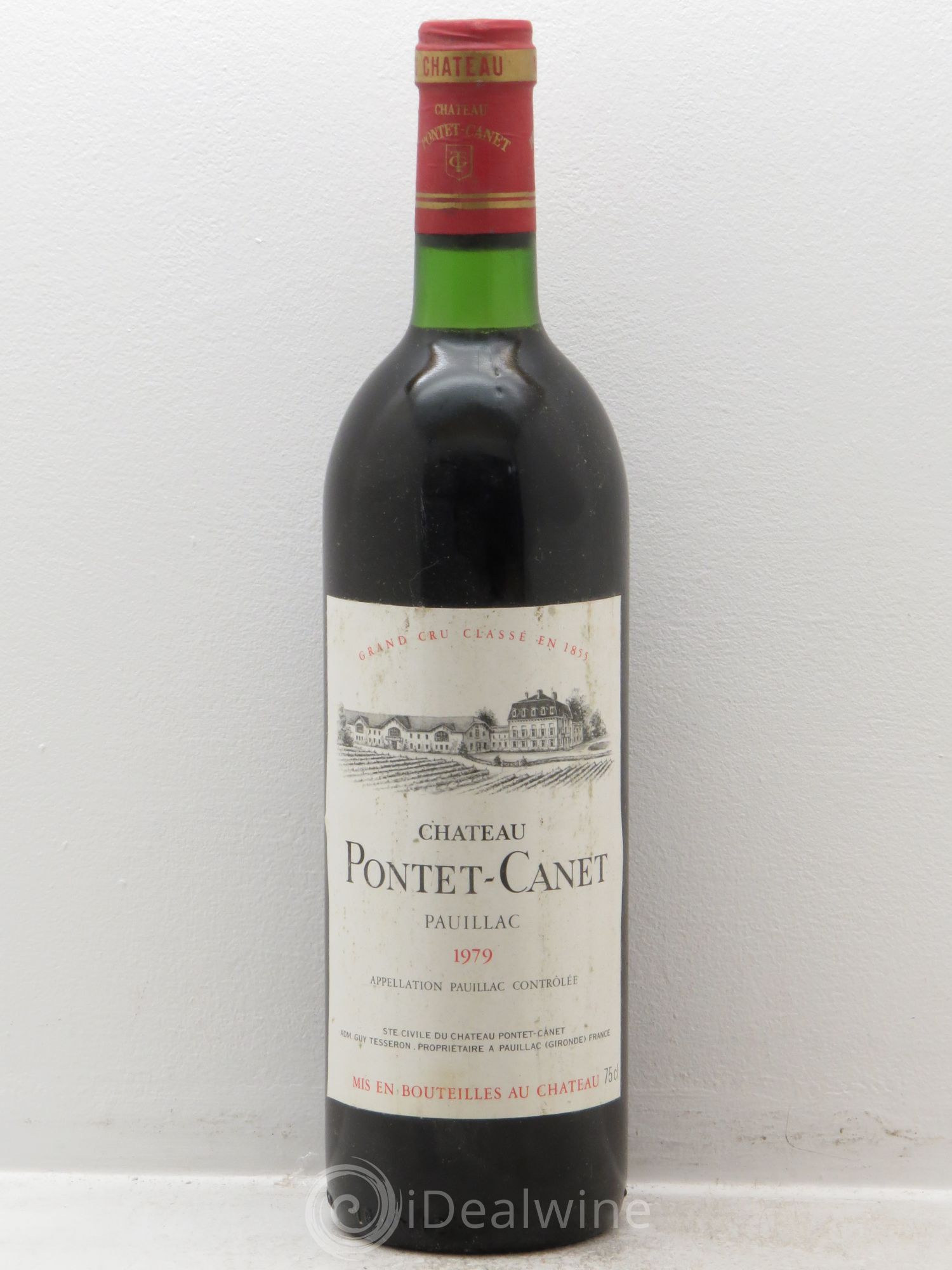 Château Pontet Canet 5ème Grand Cru Classé 1979 - Lot de 1 bouteille - 0