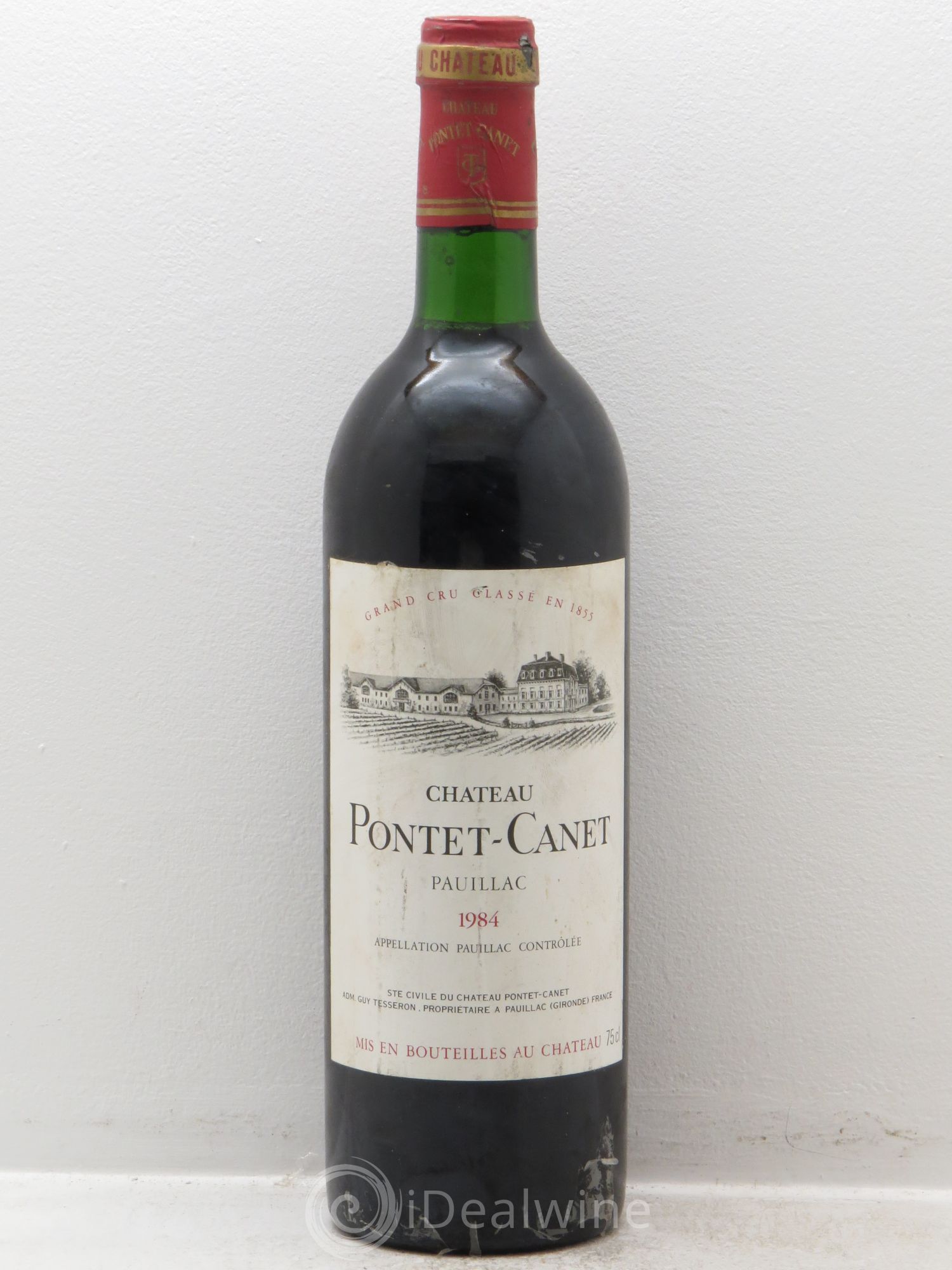 Château Pontet Canet 5ème Grand Cru Classé 1984 - Lot de 1 bouteille - 0