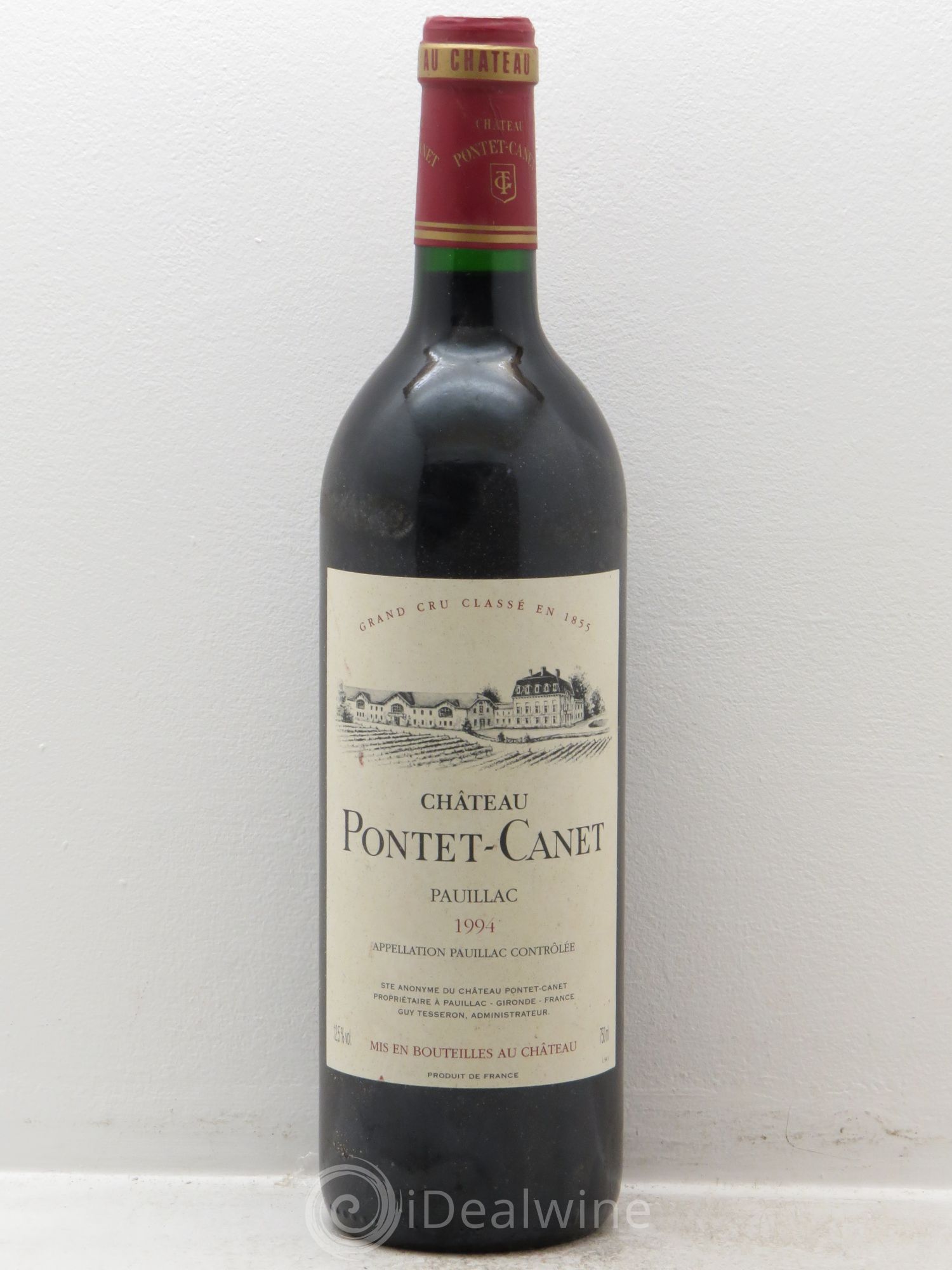 Château Pontet Canet 5ème Grand Cru Classé 1994 - Lot de 1 bouteille - 0