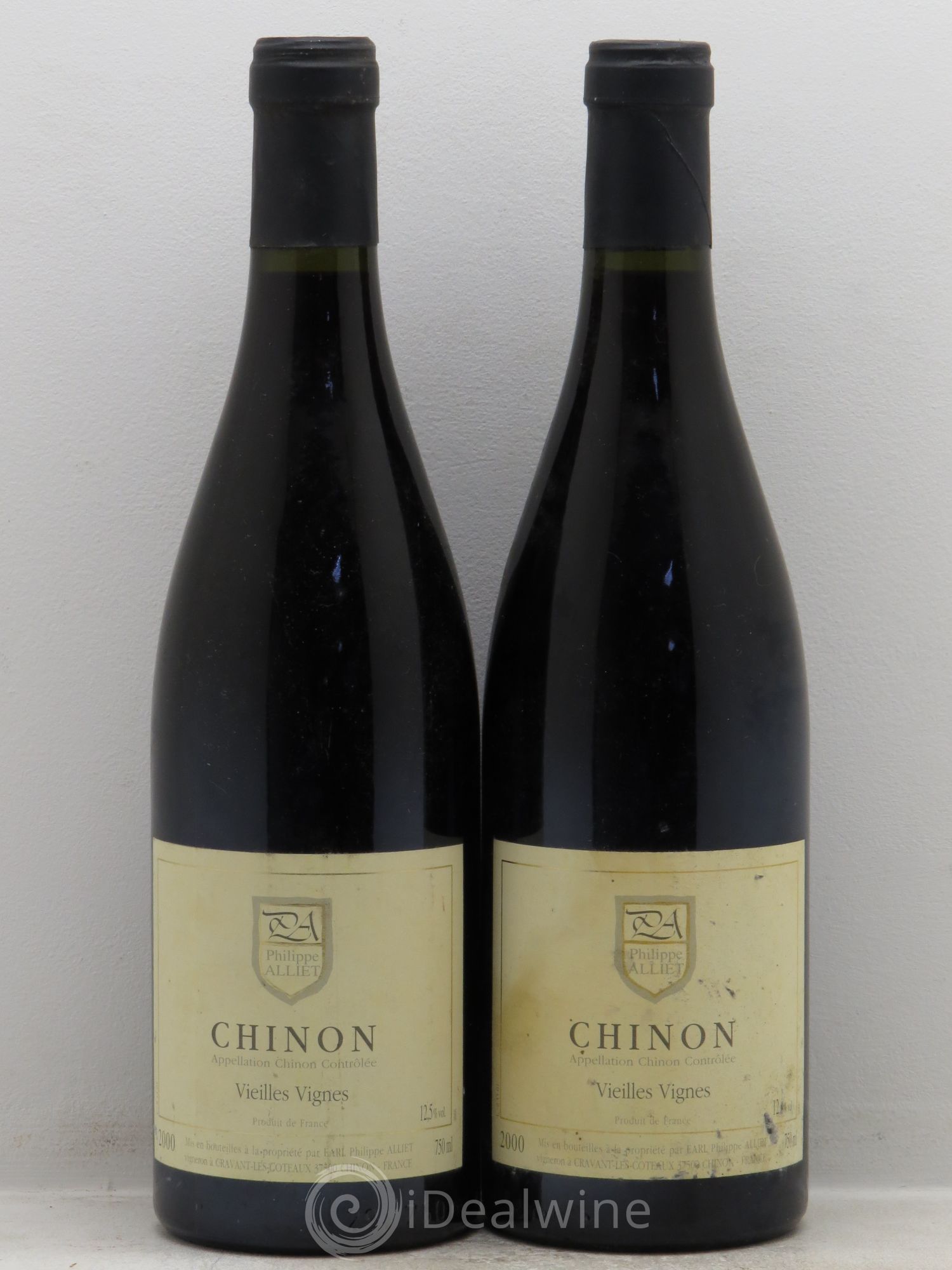 Chinon Vieilles Vignes Philippe Alliet 2000 - Lot de 2 bouteilles - 0