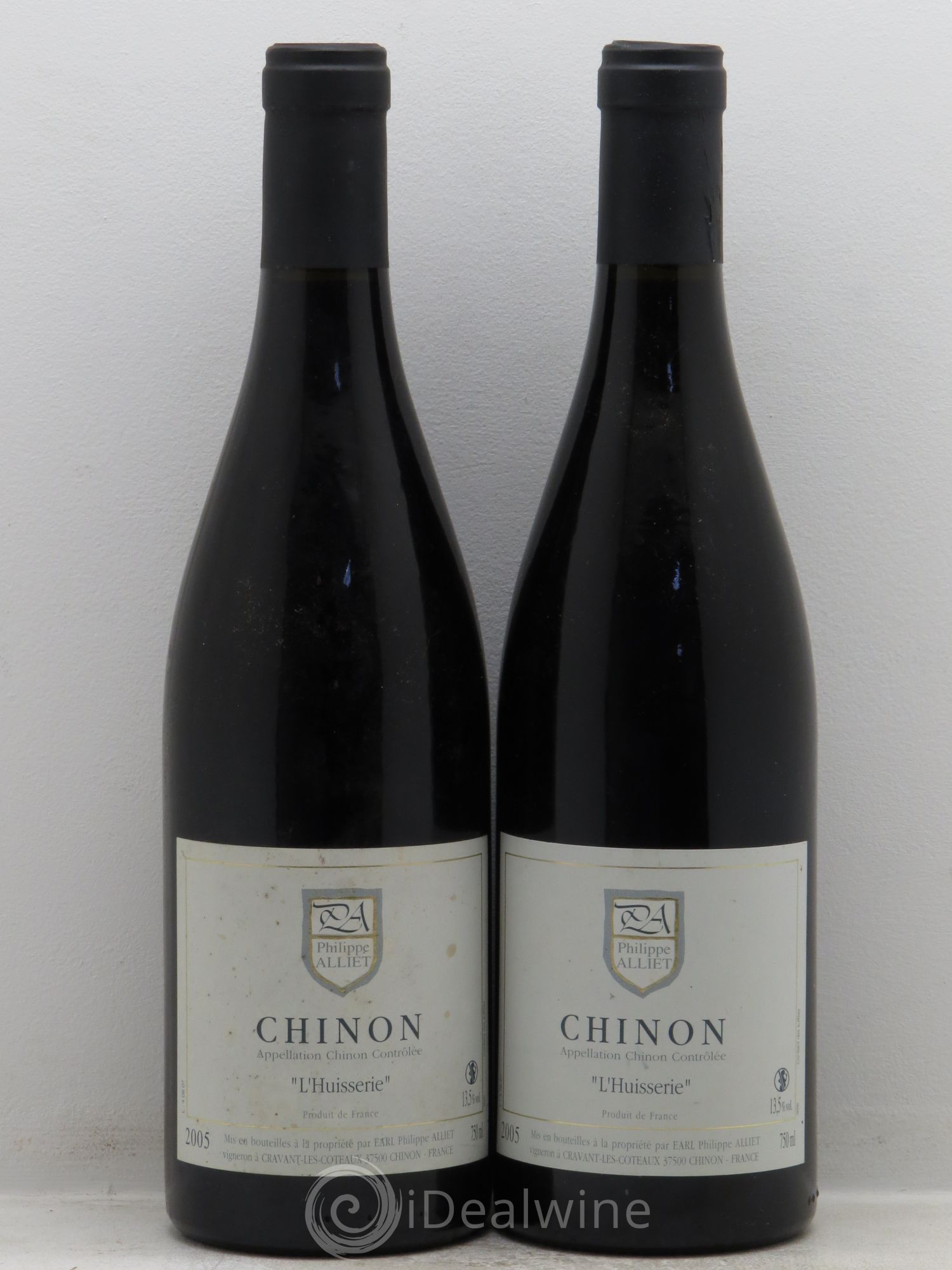 Chinon L'Huisserie Philippe Alliet 2005 - Lot de 2 bouteilles - 0