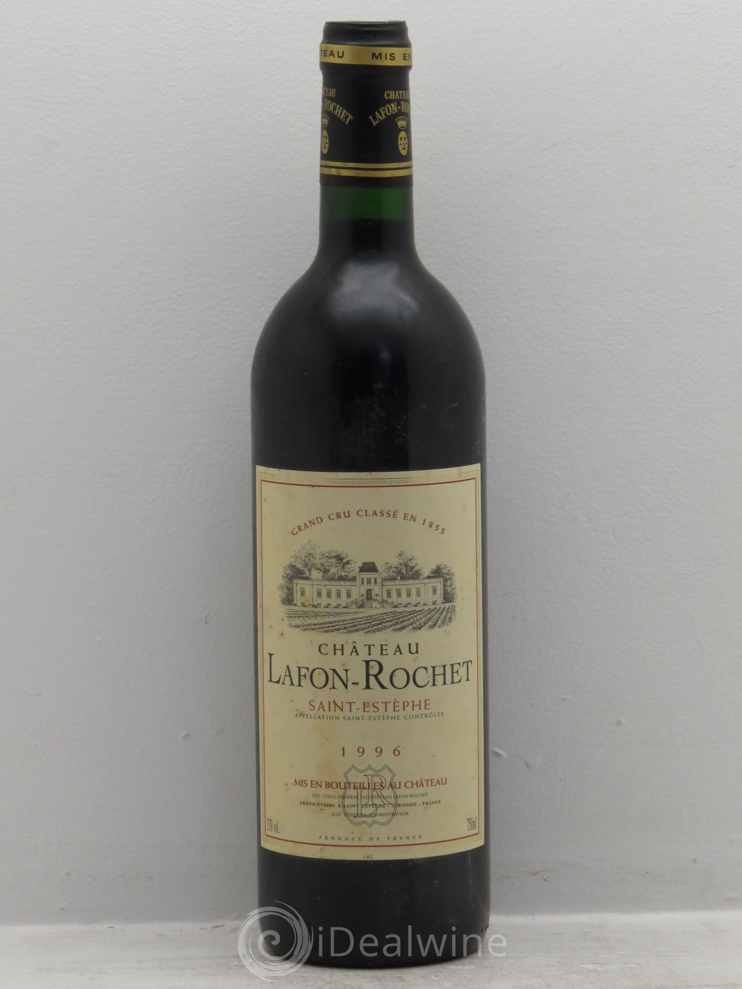 Château Lafon Rochet 4ème Grand Cru Classé 1996 - Lot de 1 bouteille - 0