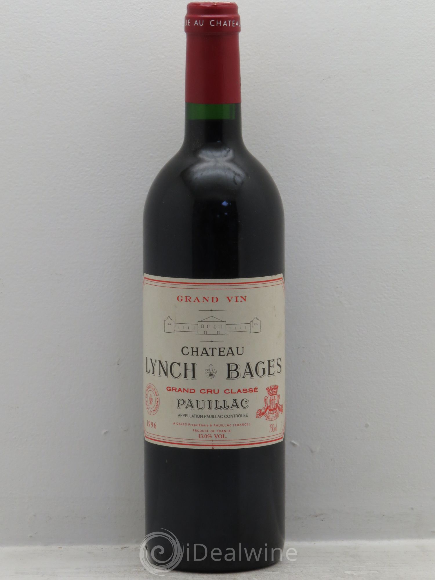 Château Lynch Bages 5ème Grand Cru Classé 1996 - Lot de 1 bouteille - 0