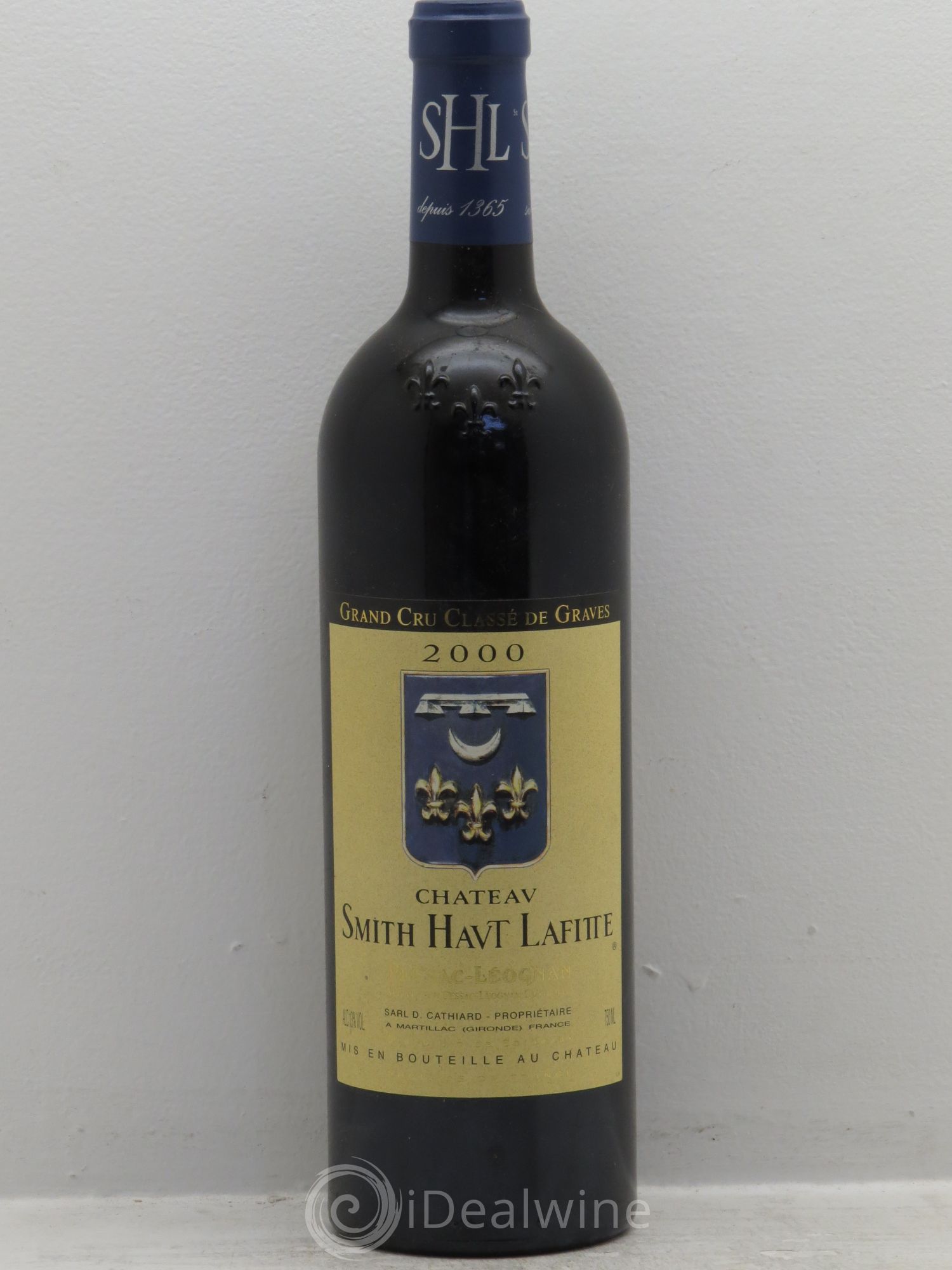 Château Smith Haut Lafitte Cru Classé de Graves 2000 - Lot de 1 bouteille - 0
