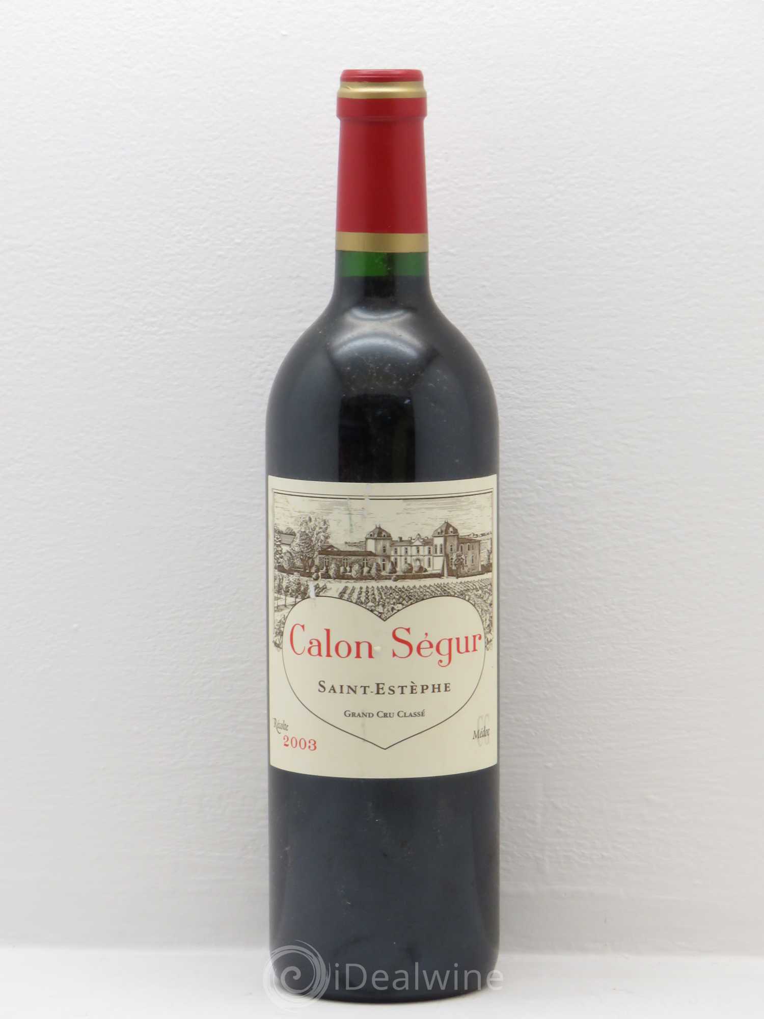Château Calon Ségur 3ème Grand Cru Classé 2003 - Lot de 6 bouteilles - 0