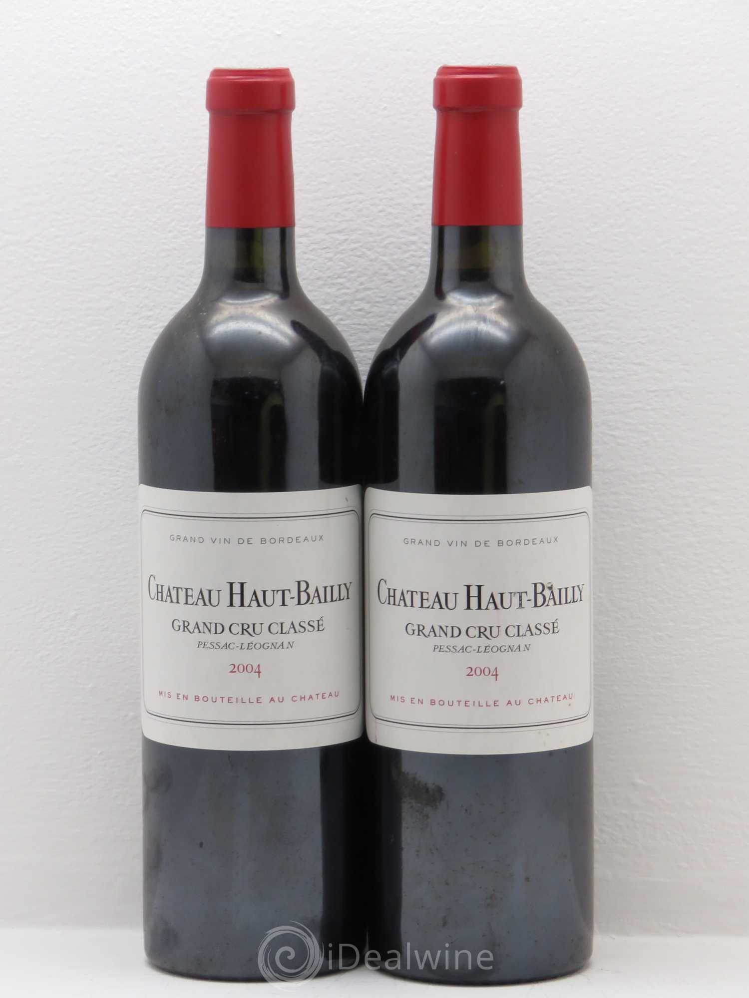 Château Haut-Bailly Cru Classé de Graves 2004 - Lot de 2 bouteilles - 0