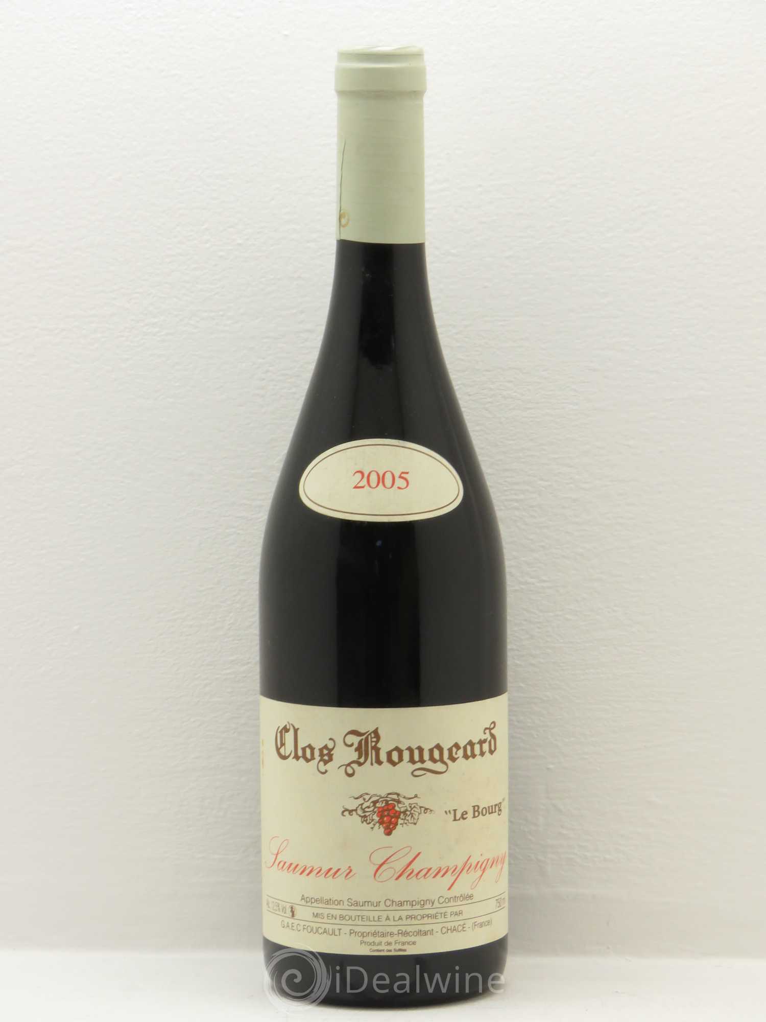 Saumur-Champigny Le Bourg Clos Rougeard 2005 - Lot de 1 bouteille - 0