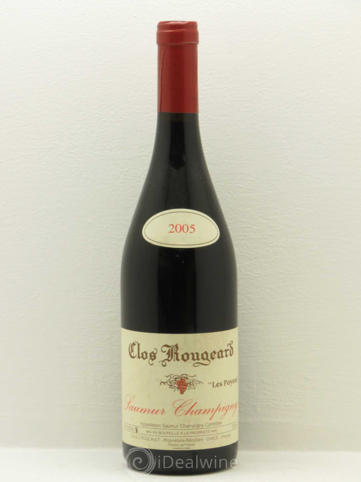 Saumur-Champigny Les Poyeux Clos Rougeard 2005 - Lot de 1 bouteille - 0