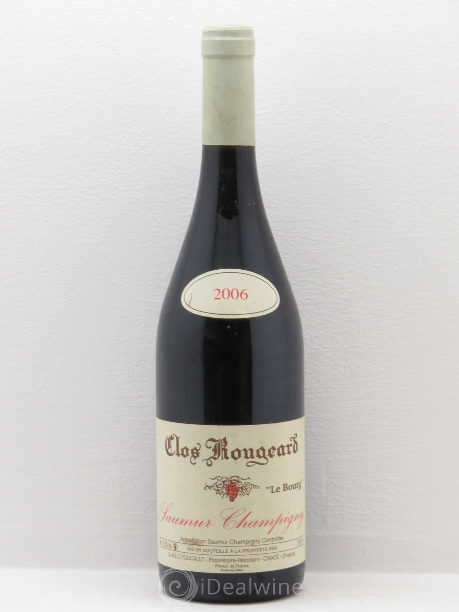 Saumur-Champigny Le Bourg Clos Rougeard 2006 - Lot de 1 bouteille - 0
