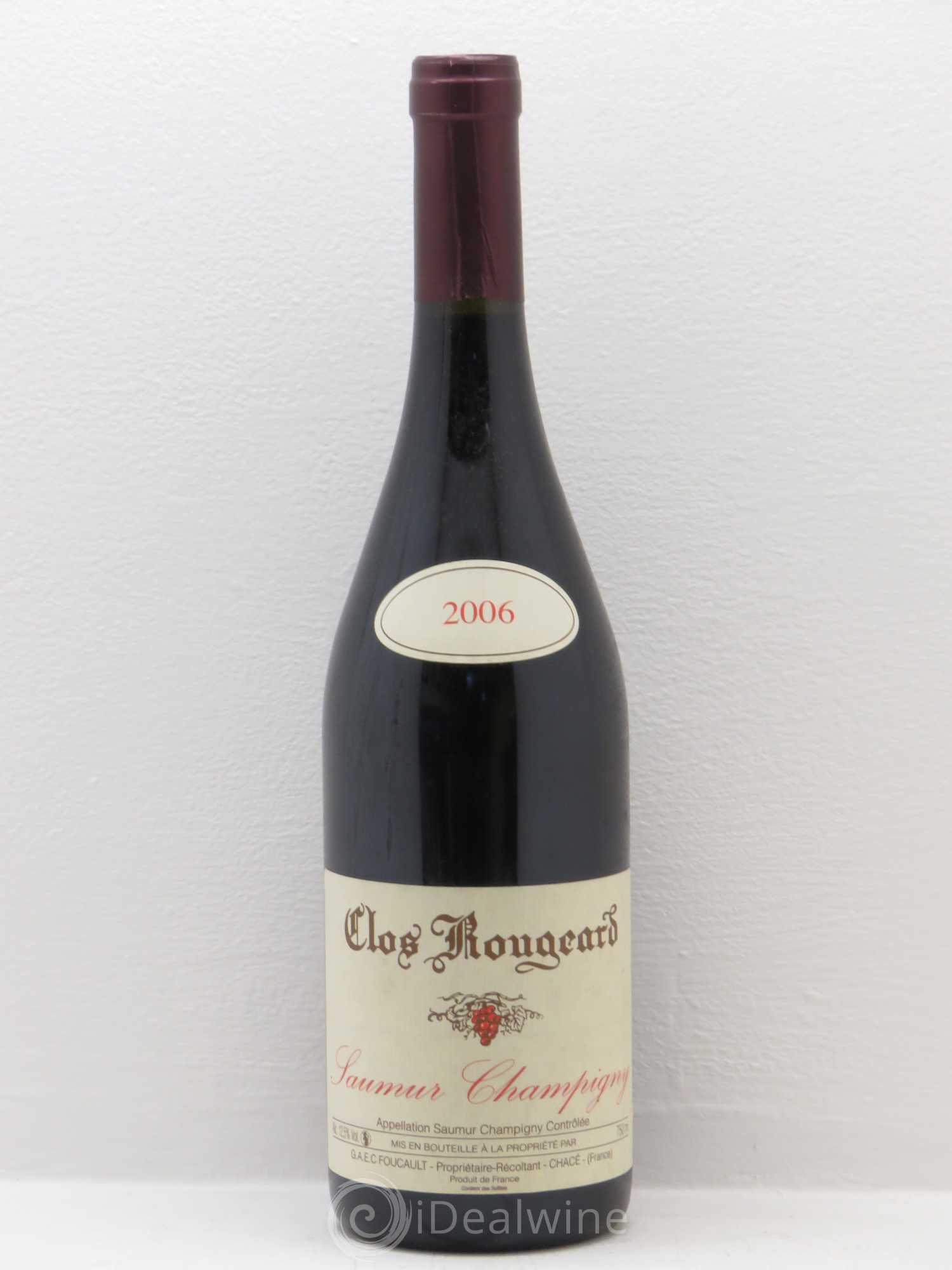 Saumur-Champigny Clos Rougeard 2006 - Lot de 1 bouteille - 0