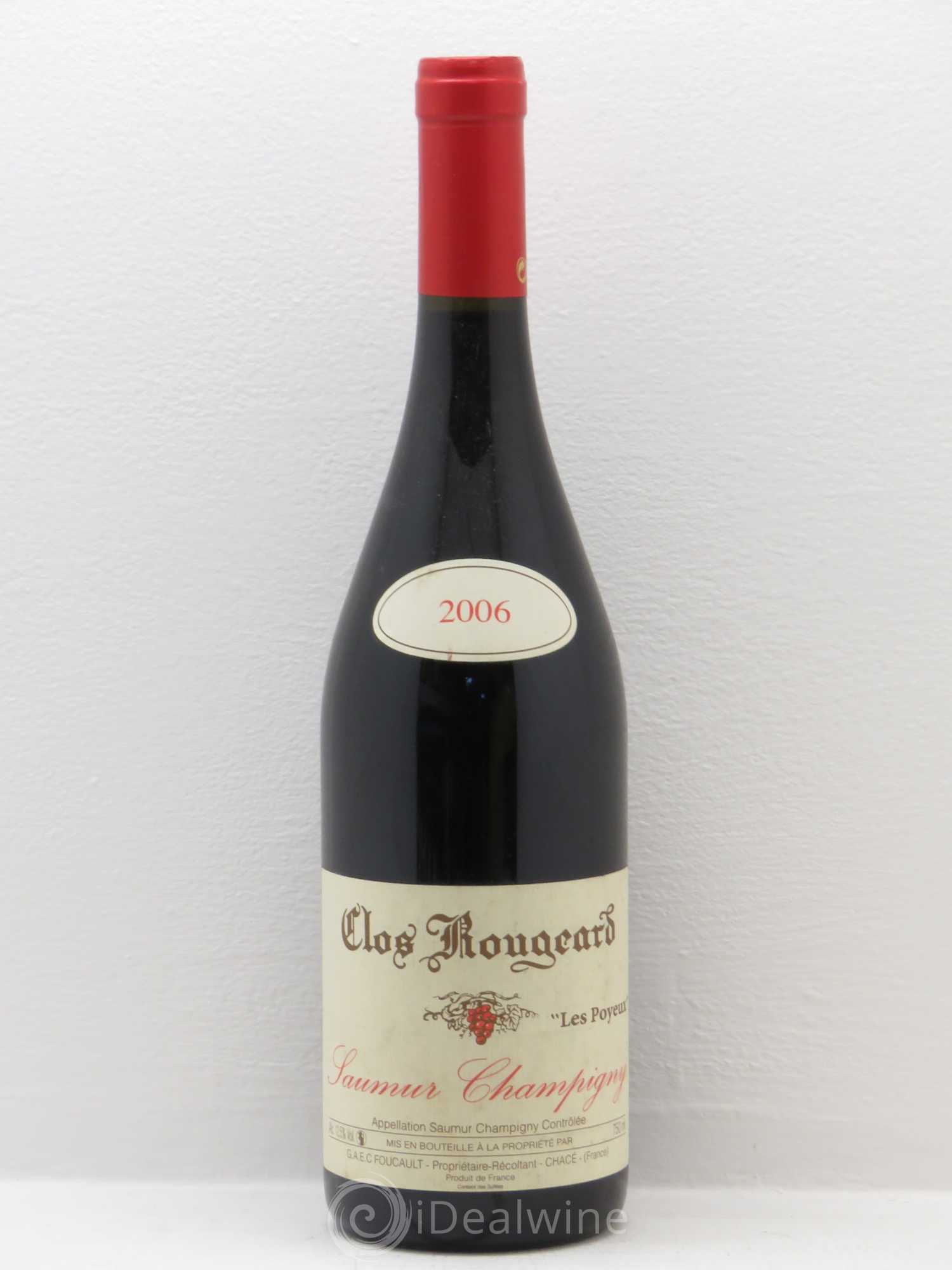 Saumur-Champigny Les Poyeux Clos Rougeard 2006 - Lot de 1 bouteille - 0