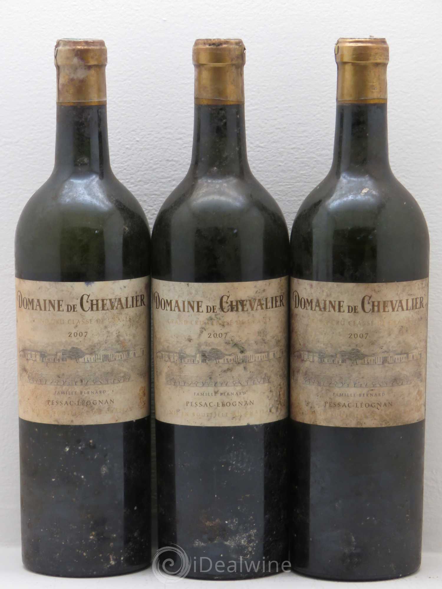 Domaine de Chevalier Cru Classé de Graves 2007 - Lot de 3 bouteilles - 0