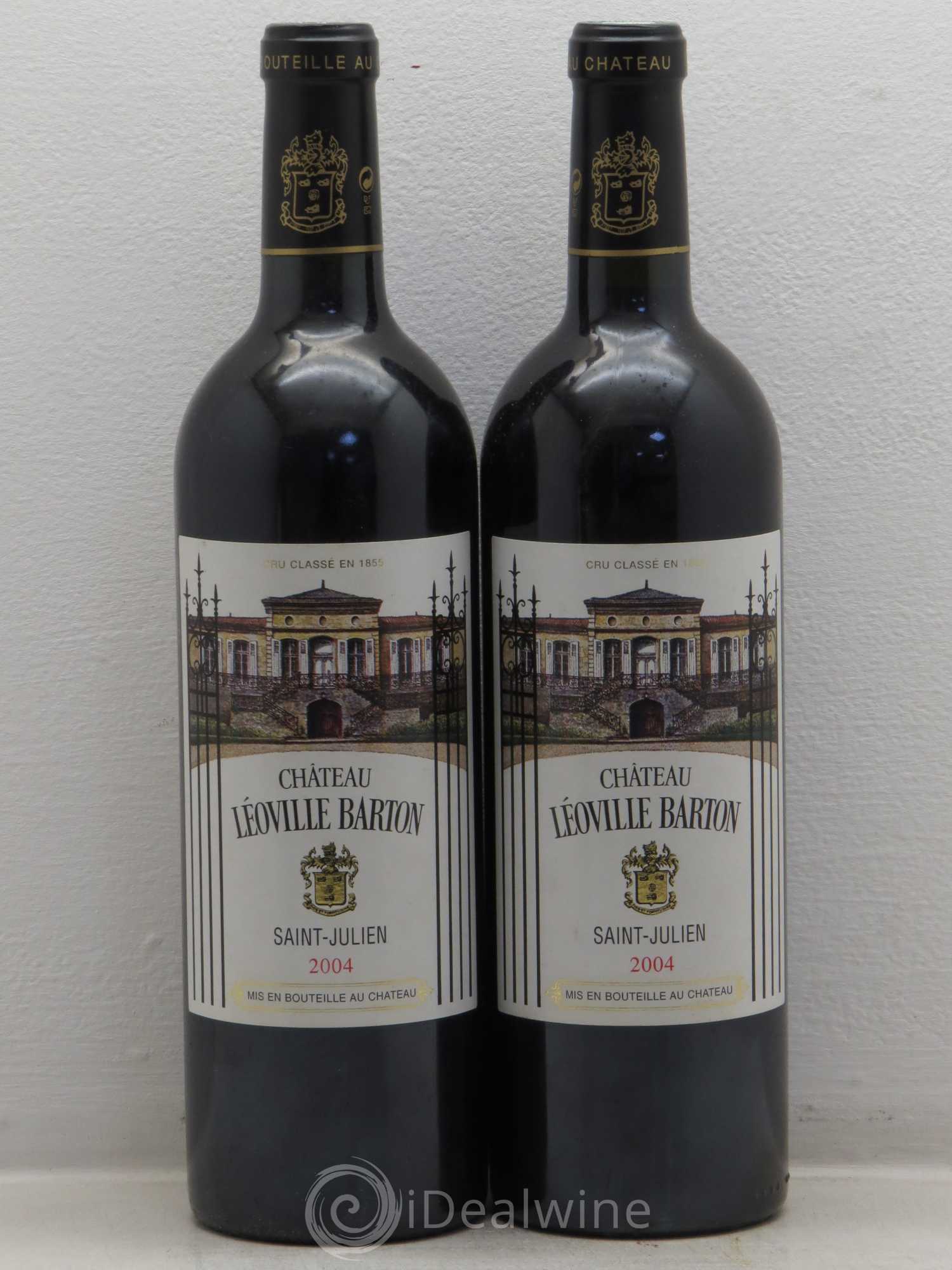 Château Léoville Barton 2ème Grand Cru Classé 2004 - Lot de 2 bouteilles - 0