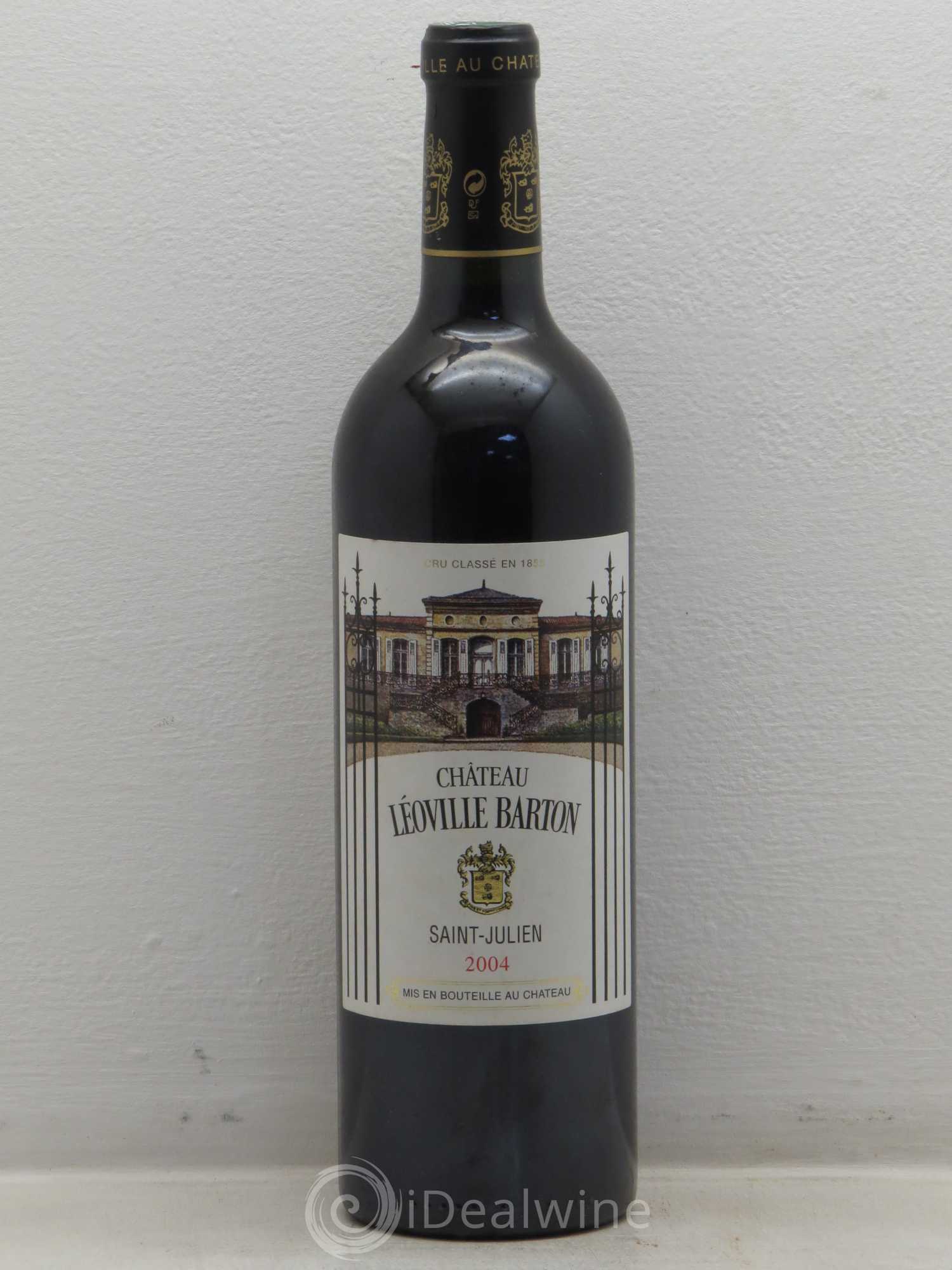 Château Léoville Barton 2ème Grand Cru Classé 2004 - Lot de 1 bouteille - 0