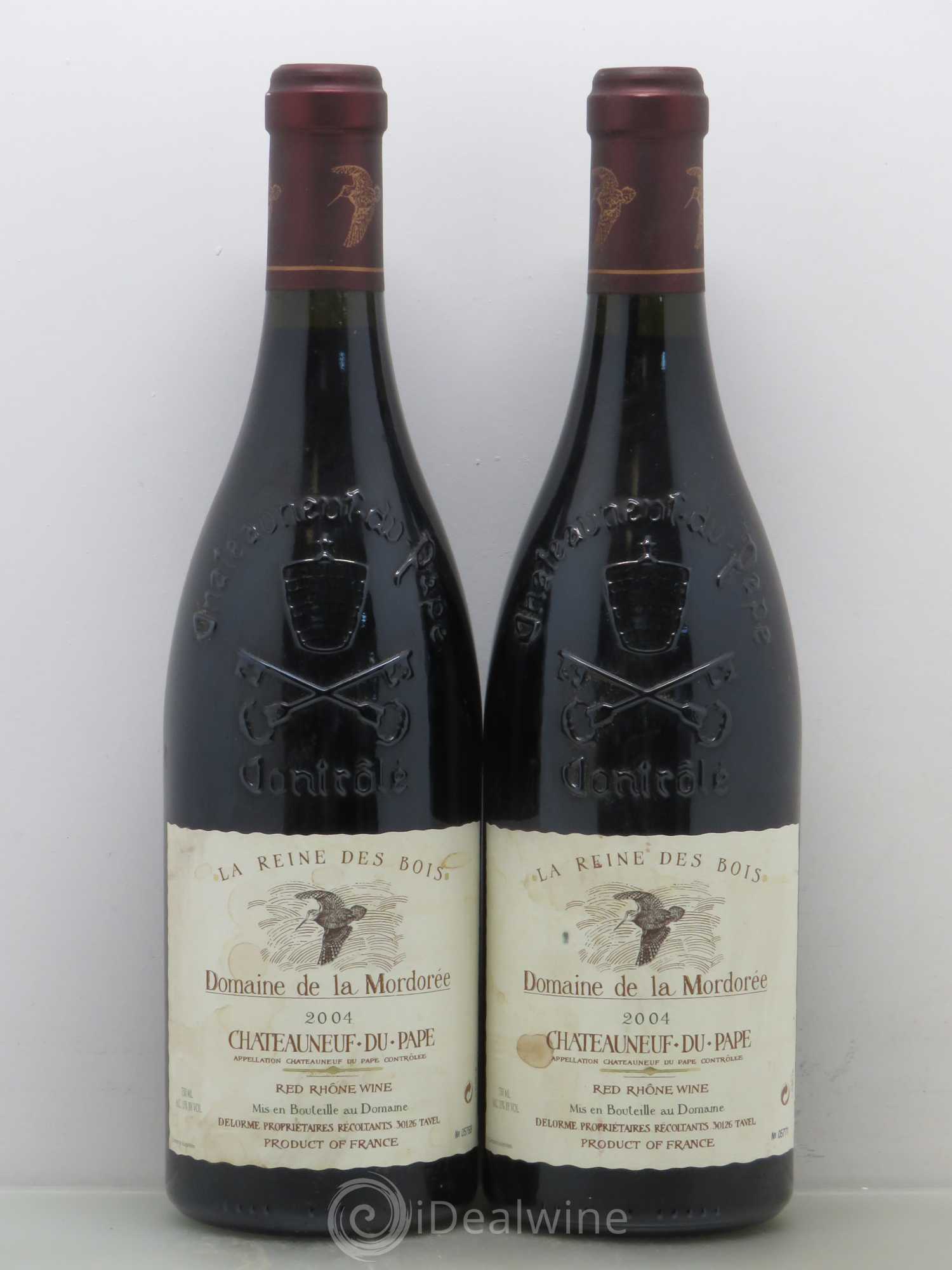 Châteauneuf-du-Pape Cuvée de la Reine des Bois La Mordorée (Domaine de) 2004 - Lot de 2 bouteilles - 0