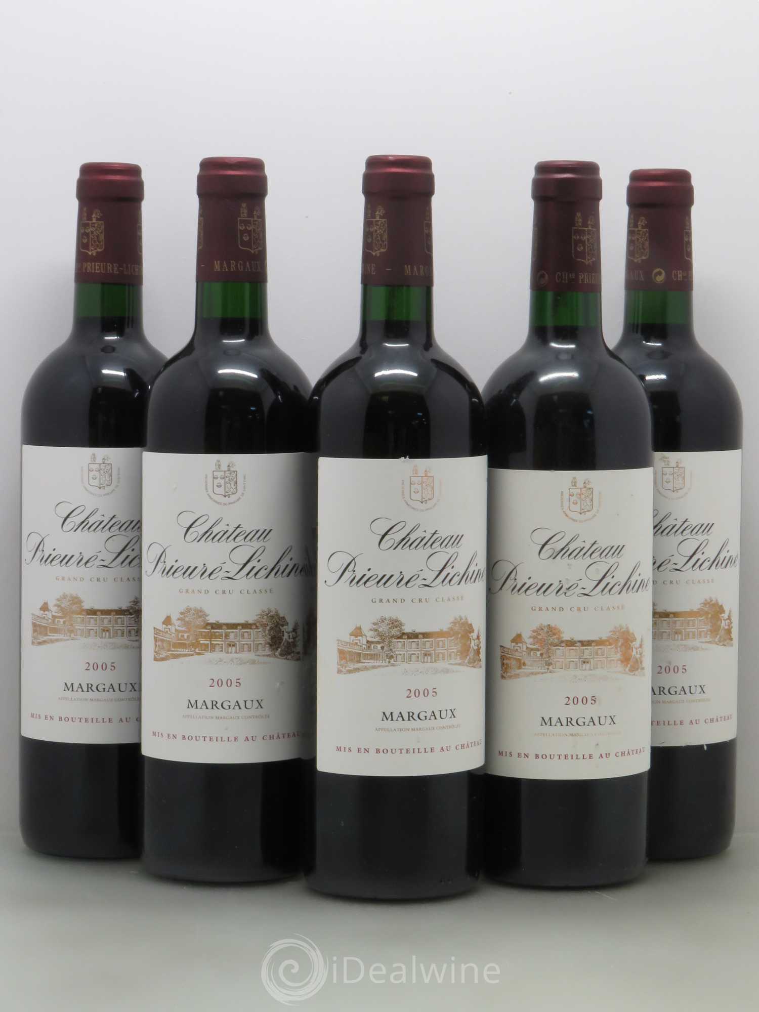 Château Prieuré Lichine 4ème Grand Cru Classé 2005 - Lot de 5 bouteilles - 0