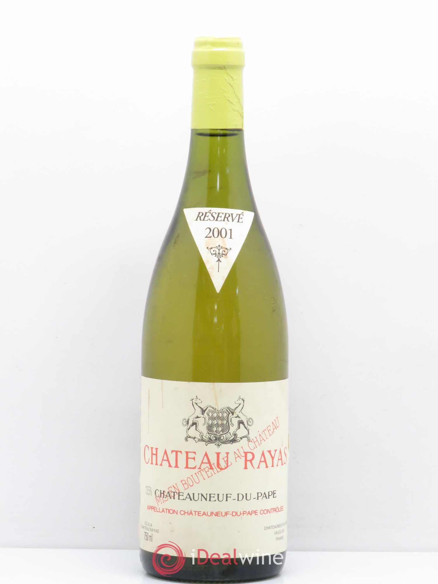 Châteauneuf-du-Pape Château Rayas Emmanuel Reynaud 2001 - Lot de 1 bouteille - 0