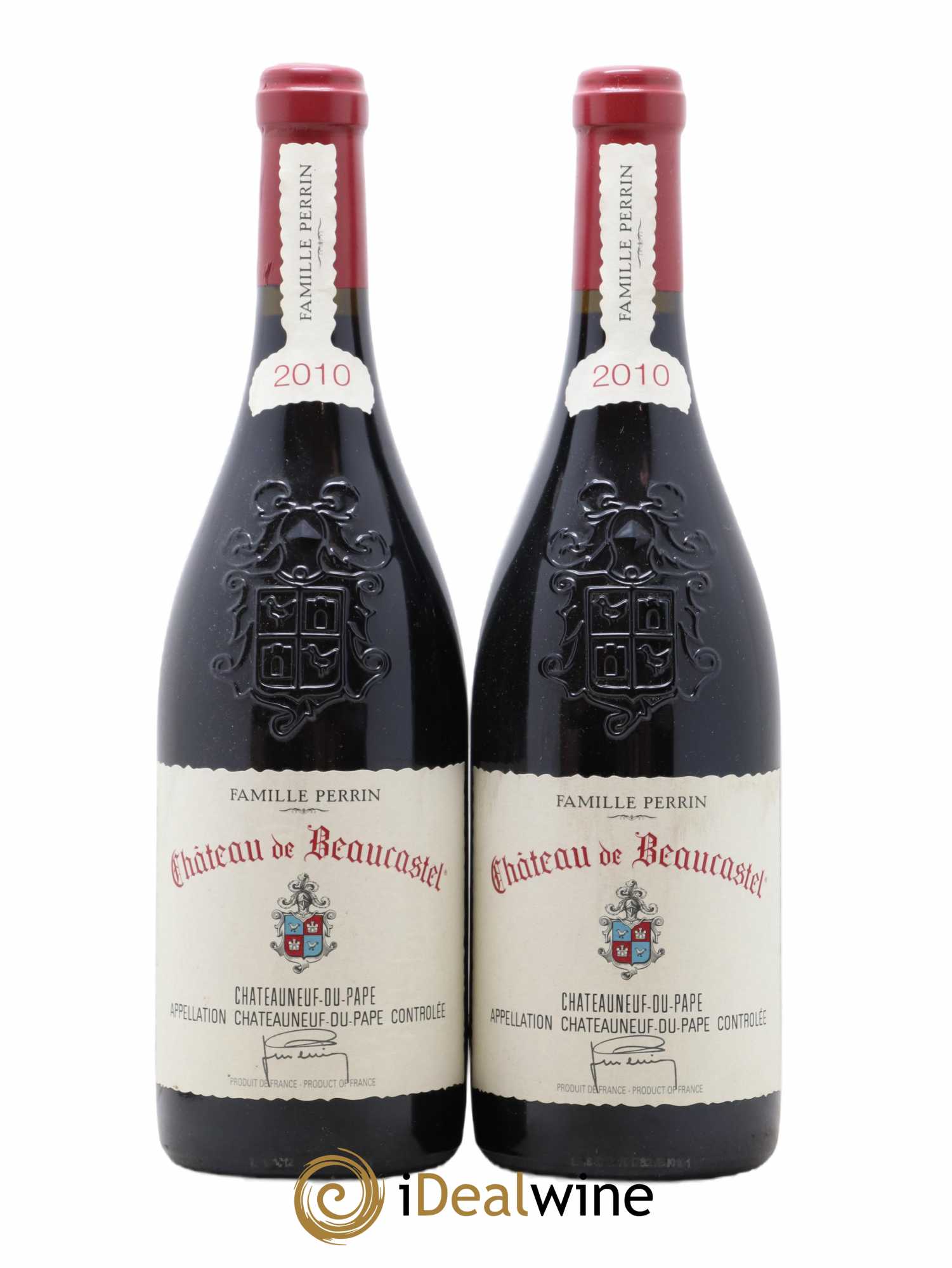 Châteauneuf-du-Pape Château de Beaucastel Famille Perrin 2010 - Lot de 2 bouteilles - 0
