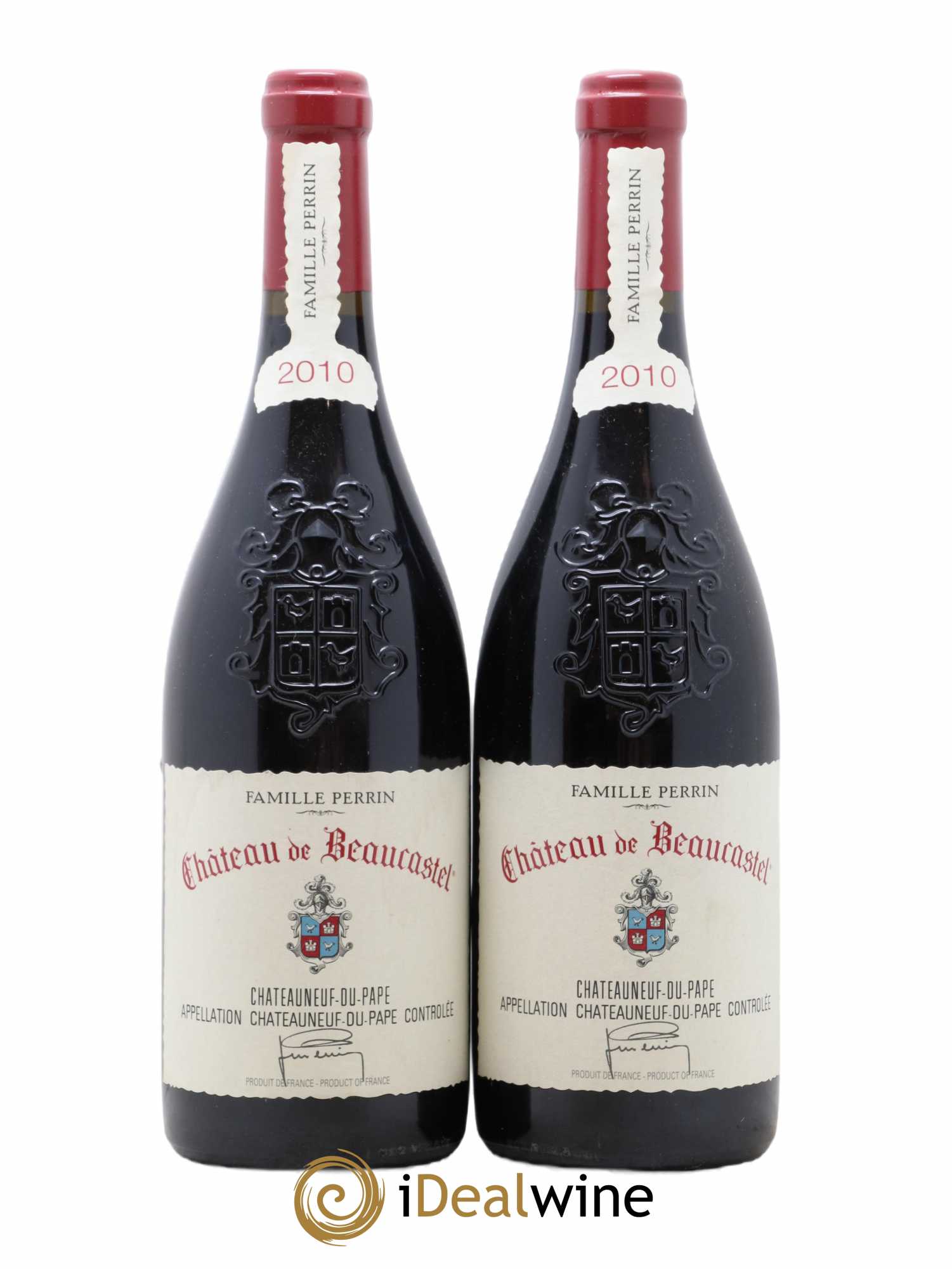 Châteauneuf-du-Pape Château de Beaucastel Famille Perrin 2010 - Lot de 2 bouteilles - 0