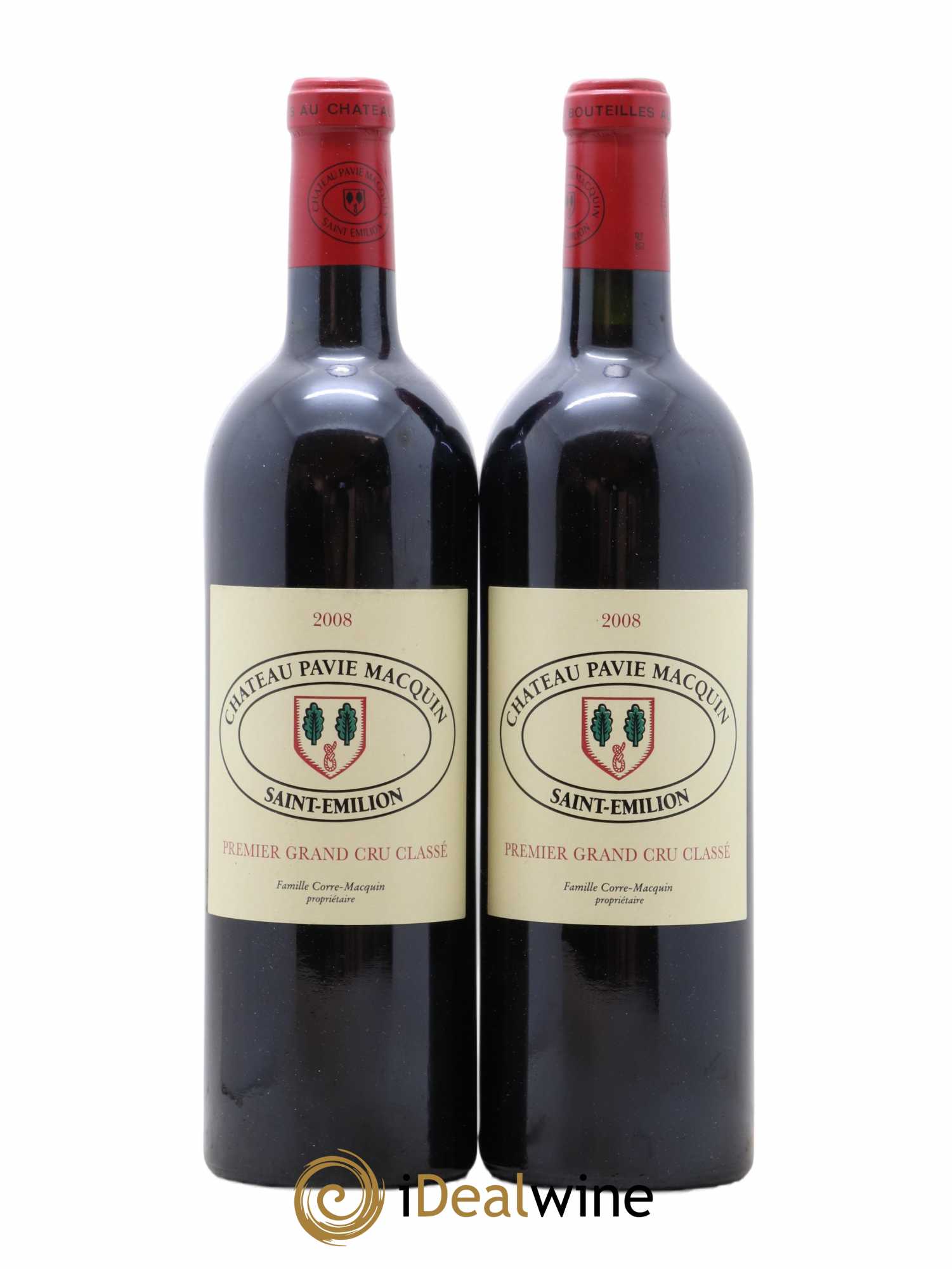 Château Pavie Macquin 1er Grand Cru Classé B 2008 - Lot de 2 bouteilles - 0