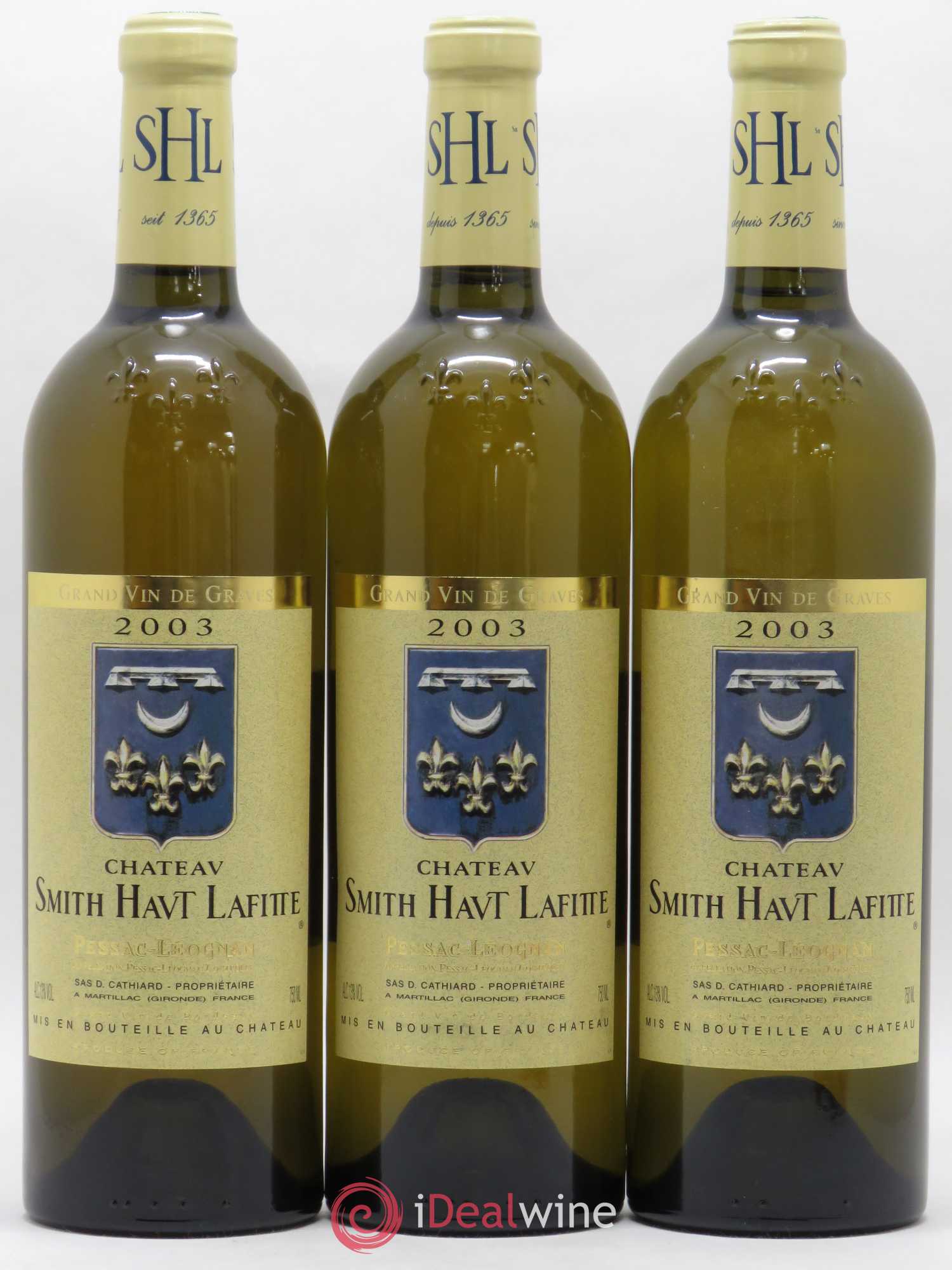 Château Smith Haut Lafitte 2003 - Lot de 3 bouteilles - 0