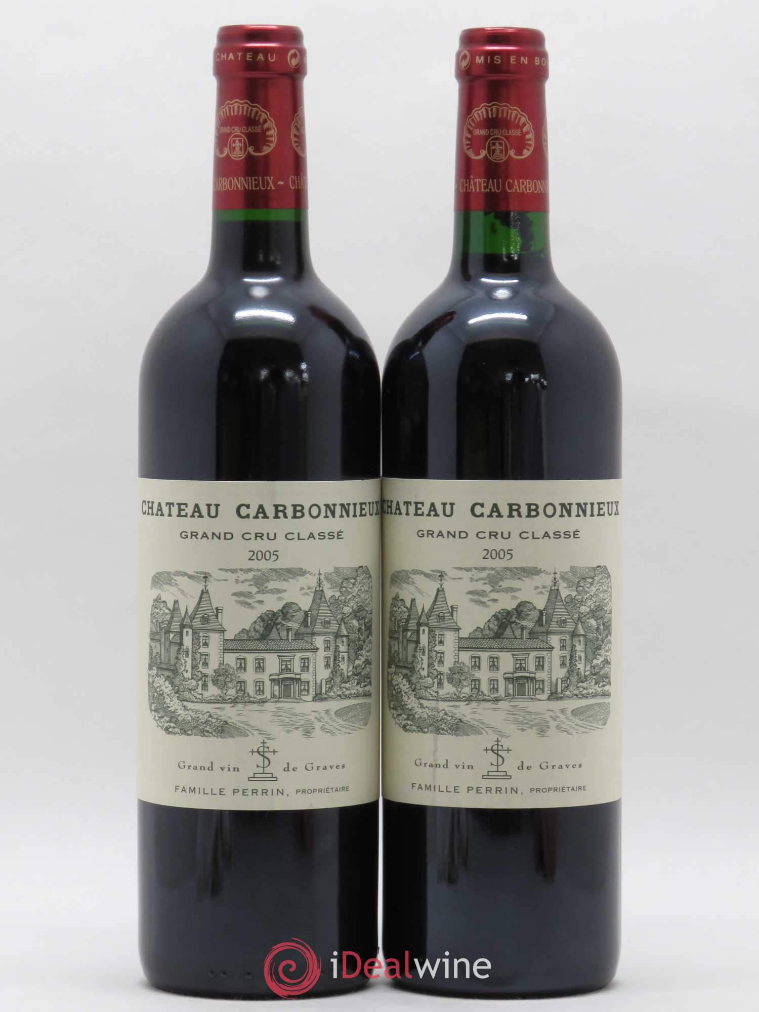 Château Carbonnieux Cru Classé de Graves 2005 - Lot de 2 bouteilles - 0