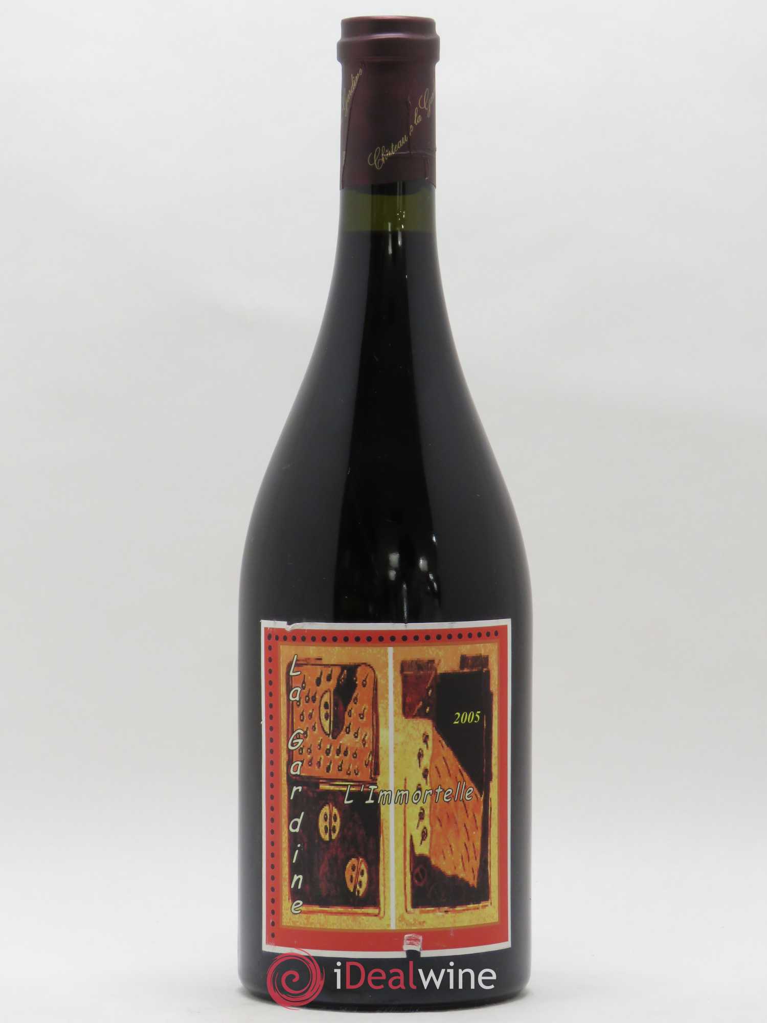 Châteauneuf-du-Pape Château de La Gardine L'Immortelle Famille Brunel 2005 - Lot de 1 bouteille - 0