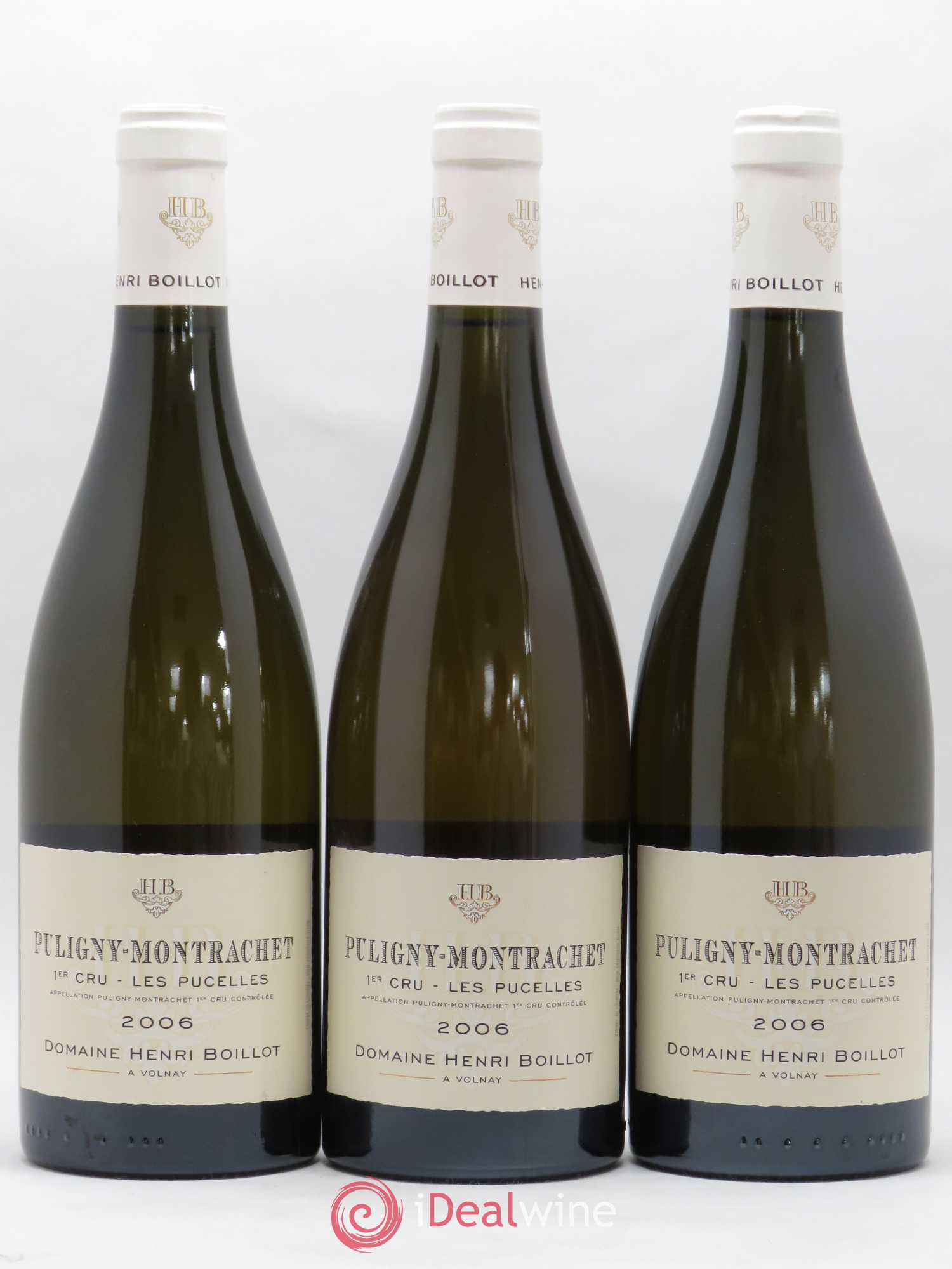 Puligny-Montrachet 1er Cru Les Pucelles Henri Boillot (Domaine) 2006 - Lot de 3 bouteilles - 0