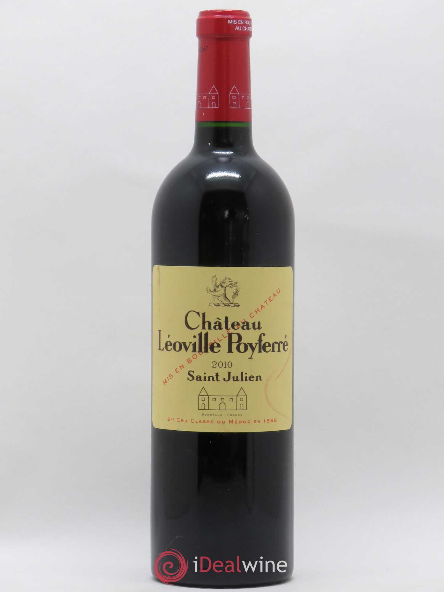Château Léoville Poyferré 2ème Grand Cru Classé 2010 - Lot de 1 bouteille - 0