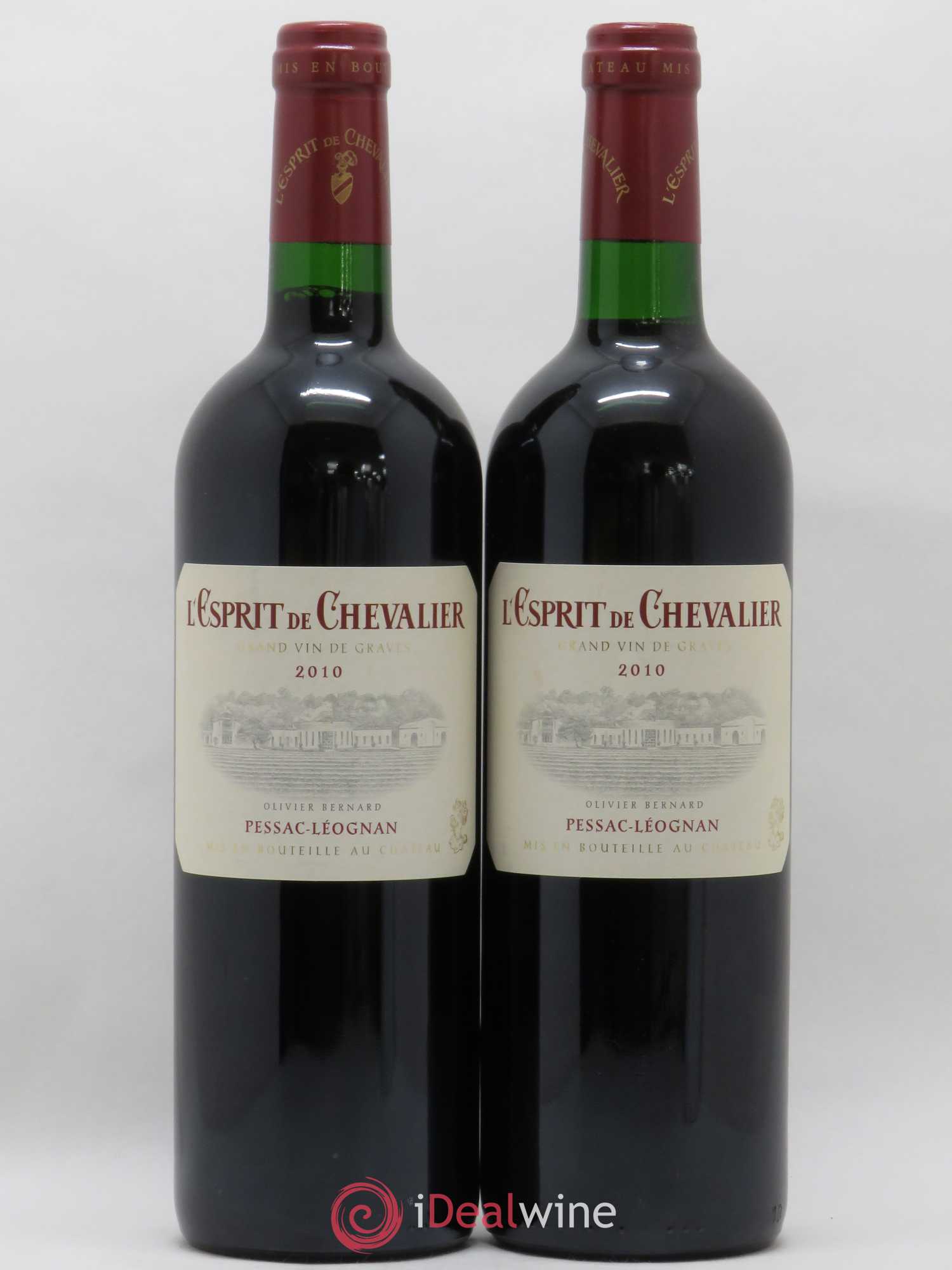 Esprit de Chevalier Second Vin 2010 - Lot de 2 bouteilles - 0