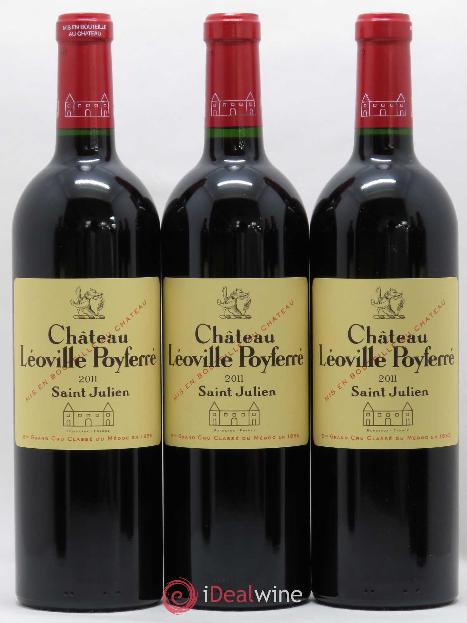 Château Léoville Poyferré 2ème Grand Cru Classé 2011 - Lot de 6 bouteilles - 1