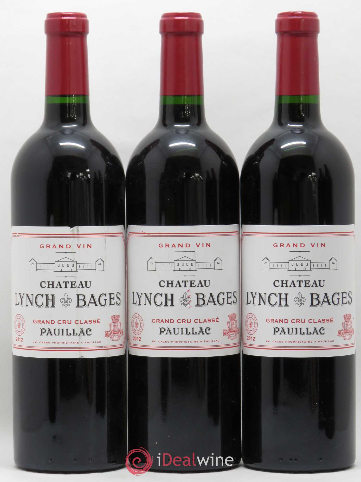 Château Lynch Bages 5ème Grand Cru Classé 2012 - Lot de 6 bouteilles - 1