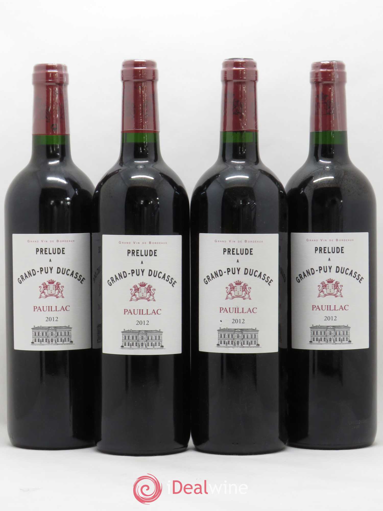 Prélude à Grand Puy Ducasse Second Vin 2012 - Lot de 4 bouteilles - 0