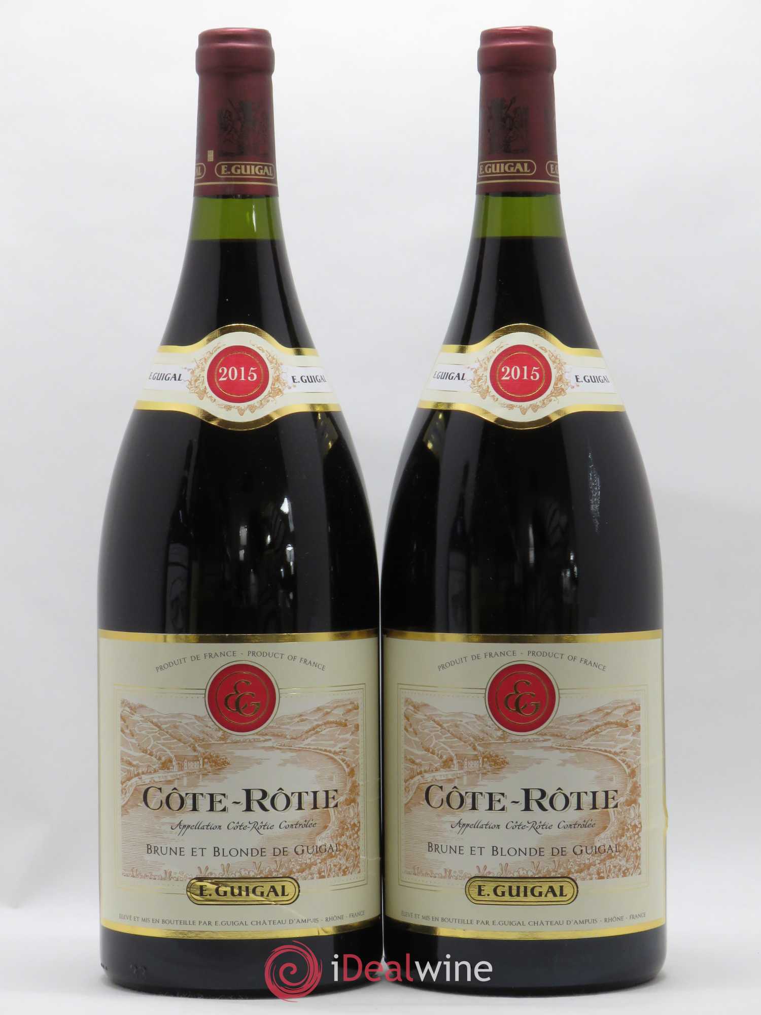 Côte-Rôtie Côtes Brune et Blonde Guigal 2015 - Lot de 2 magnums - 0