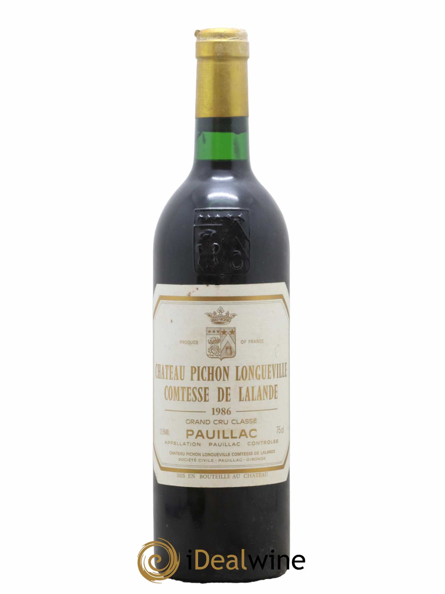 Château Pichon Longueville Comtesse de Lalande 2ème Grand Cru Classé 1986 - Lot de 1 bouteille - 0