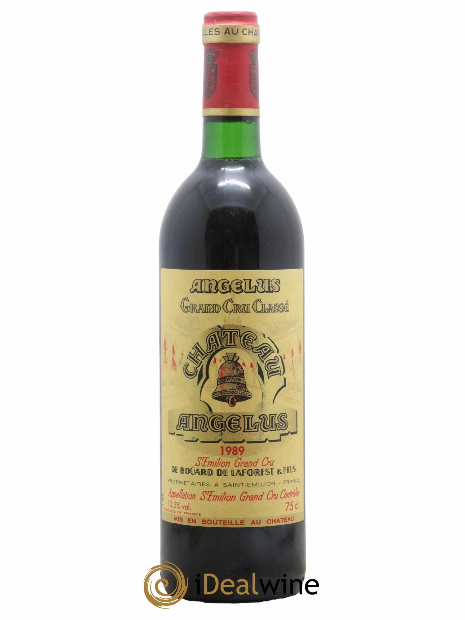 Château Angélus 1er Grand Cru Classé A 1989 - Lot de 1 bouteille - 0