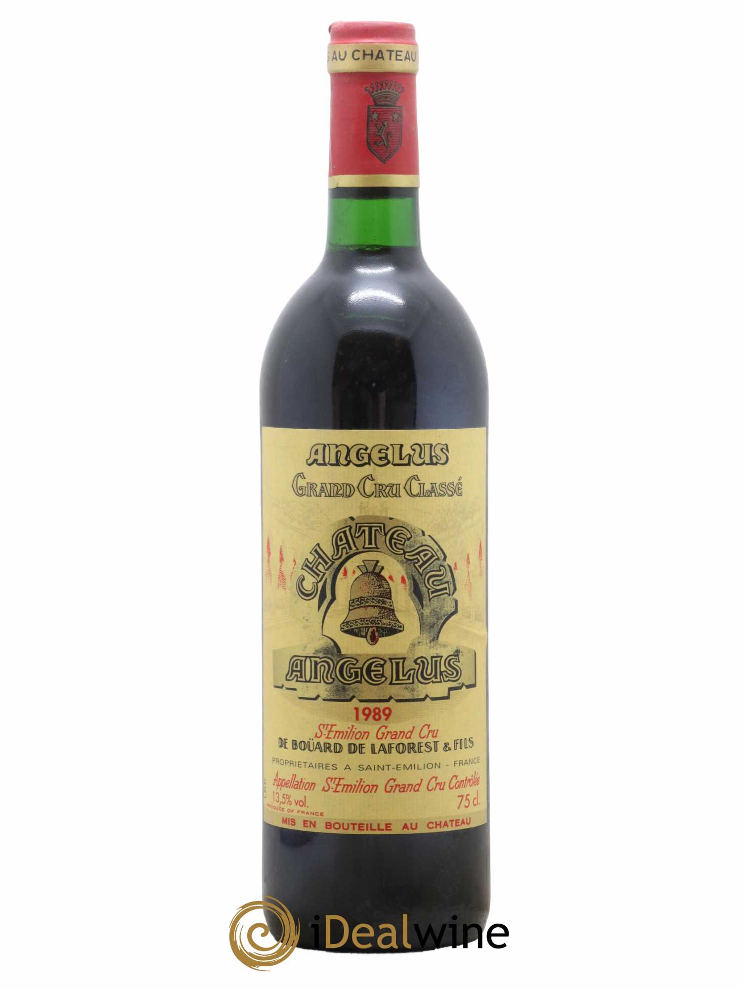 Château Angélus 1er Grand Cru Classé A 1989 - Lot de 1 bouteille - 0