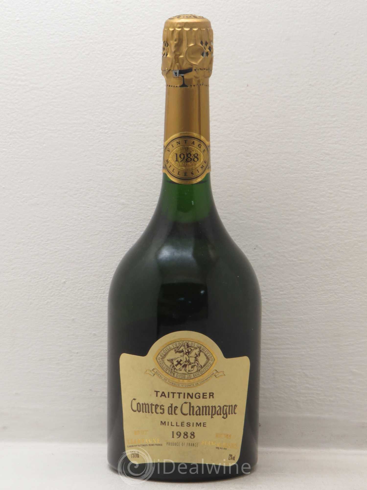 Comtes de Champagne Taittinger Blanc de blancs 1988 - Lot de 1 bouteille - 0